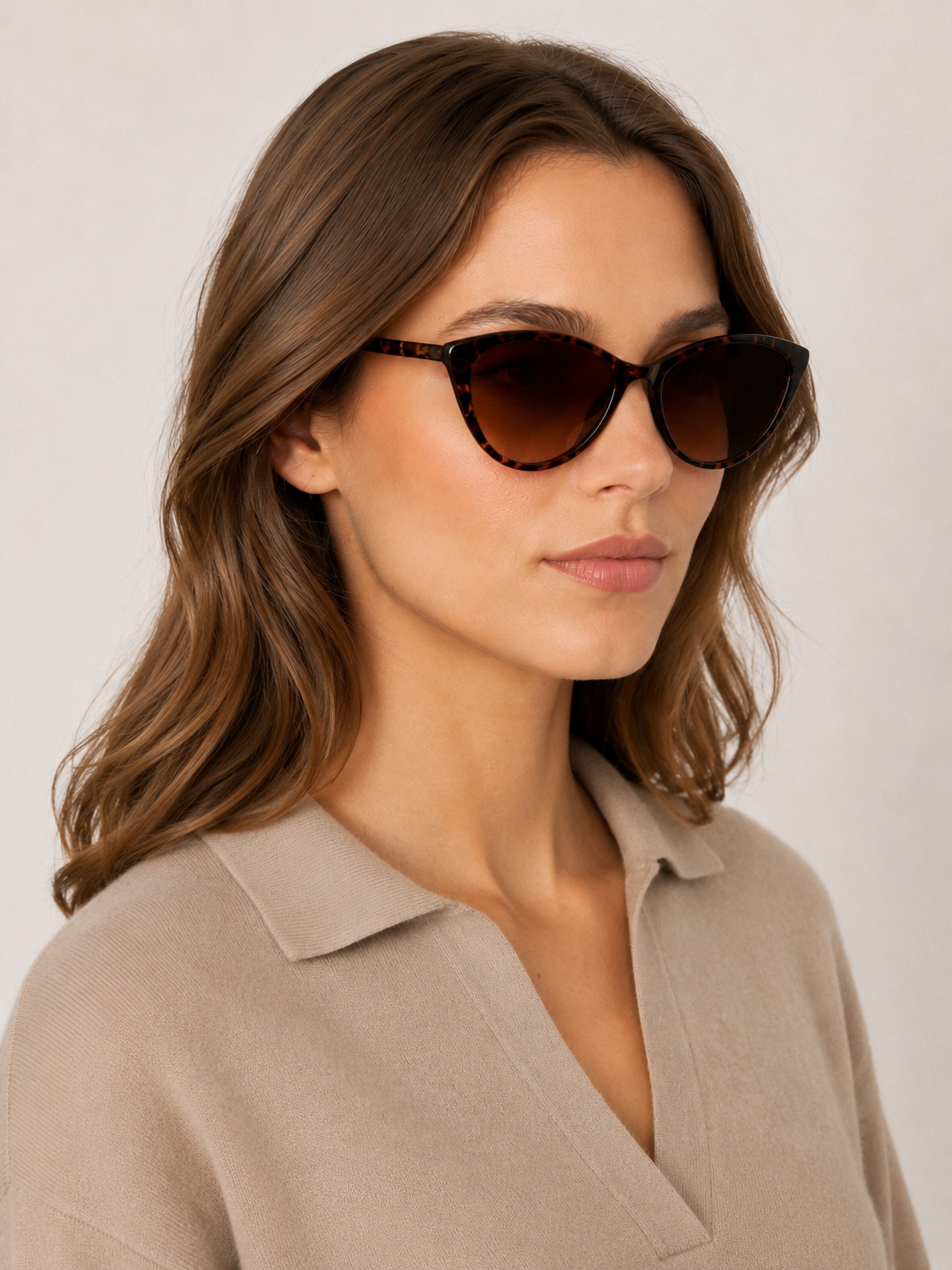 COLLEZIONE ALESSANDRO Sonnenbrille London mit Schildpatt Optik