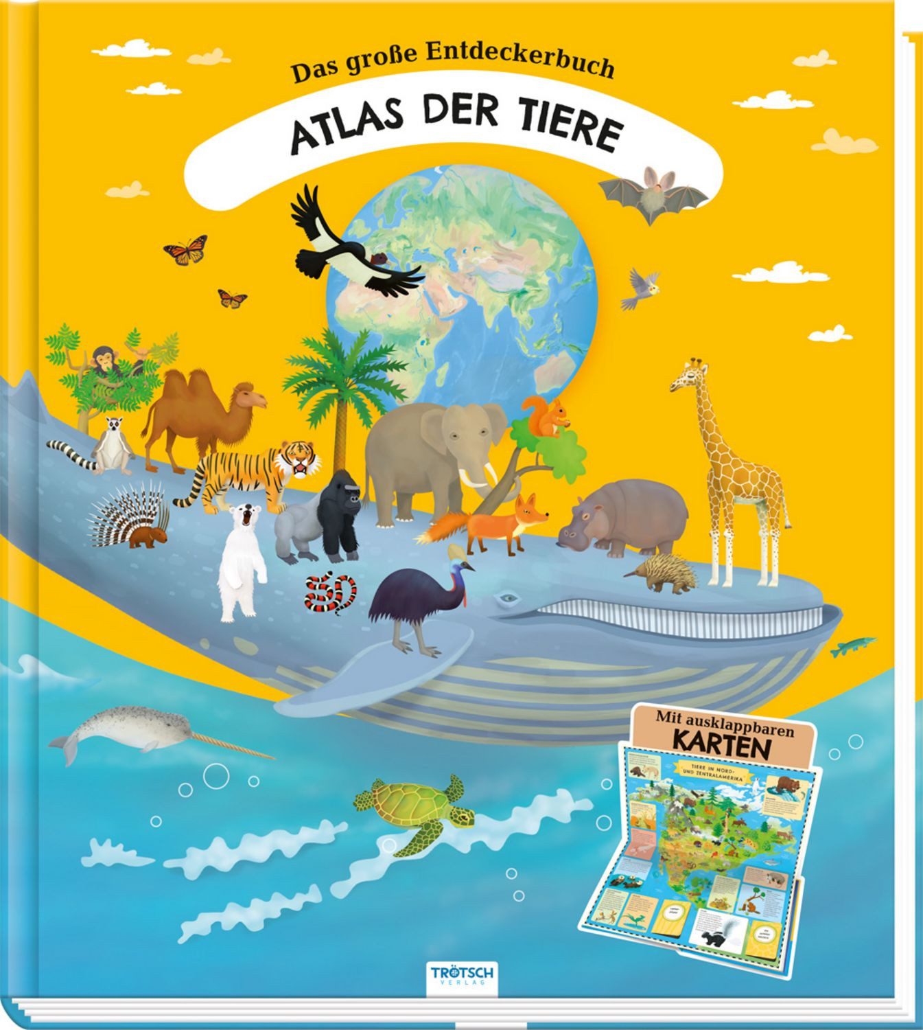 Trötsch Kinderatlas Das große Entdeckerbuch Atlas der Tiere / diverse