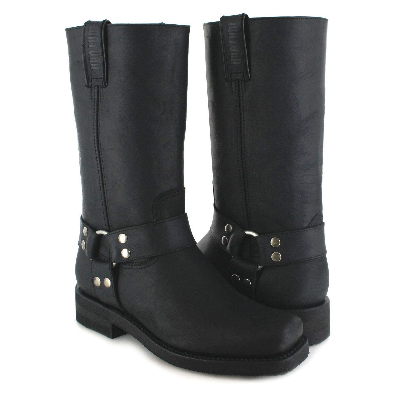 Mayura Boots 1501-60 Schwarz Bikerboots Rahmengenähter Bikerstiefel