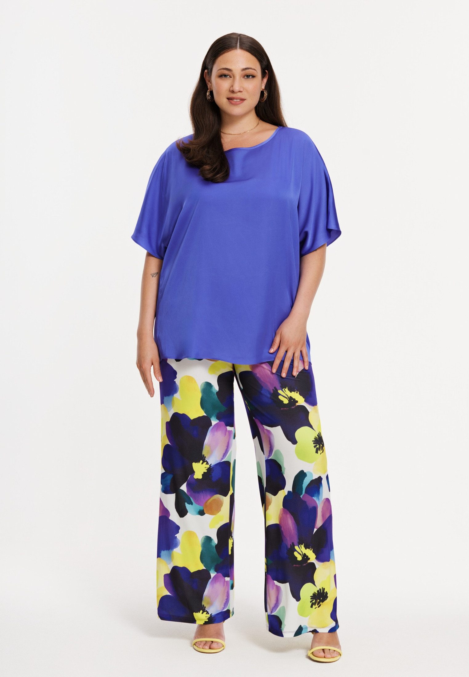 YOEK Bootcuthose Damen Hose mit Druck