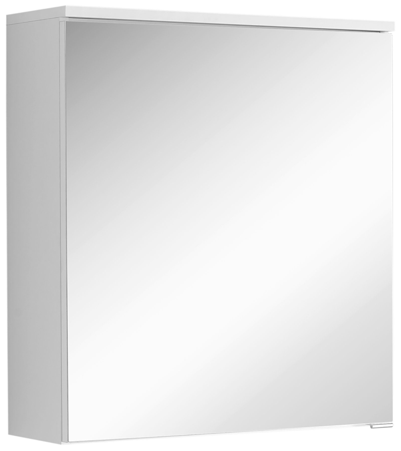 HELD MÖBEL Spiegelschrank Porta 60 cm ohne Beleuchtung weiß, 1 Tür mit  Spiegel