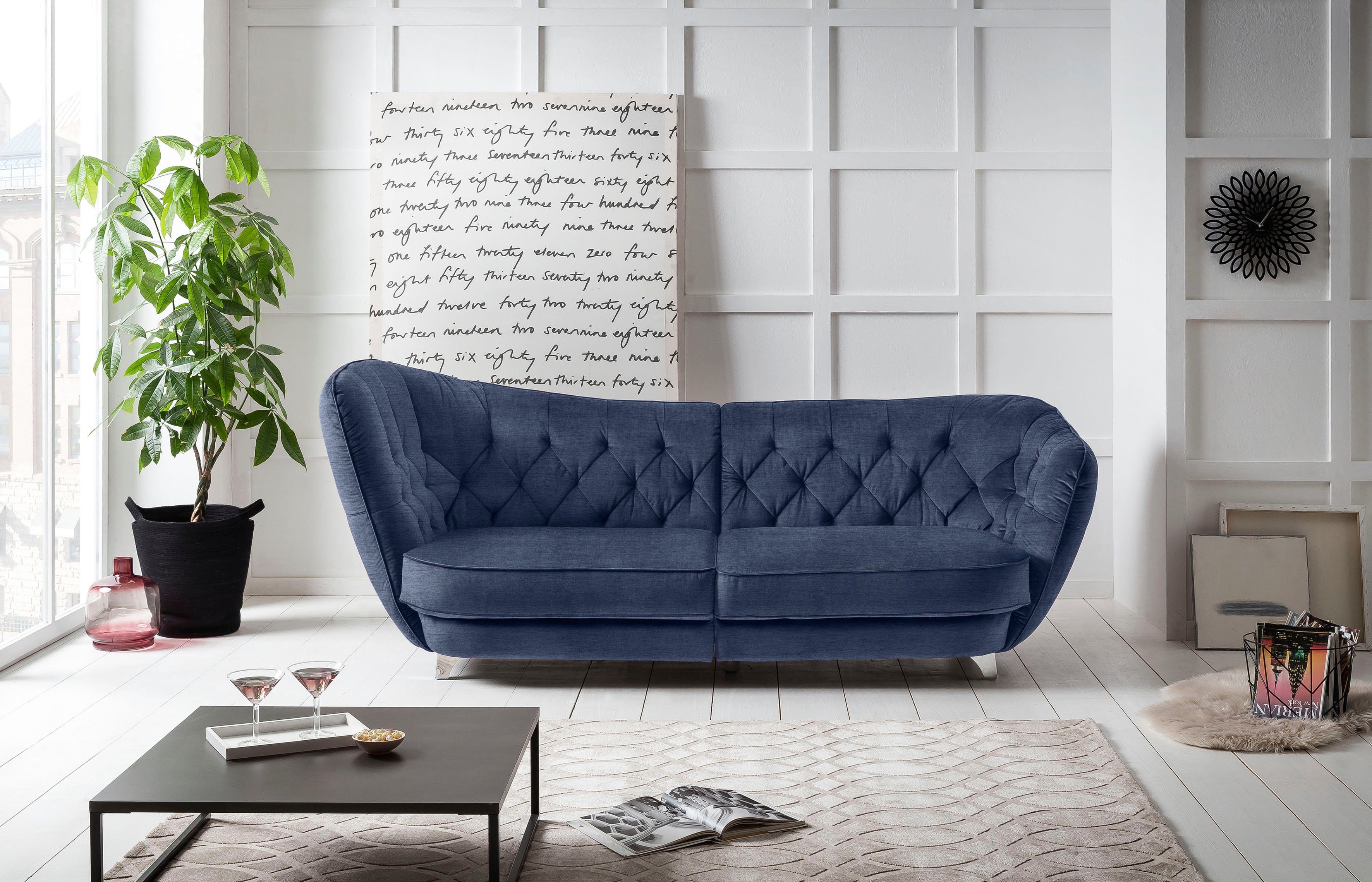 OTTO home Big-Sofa Retro, stylischer Hochlehner