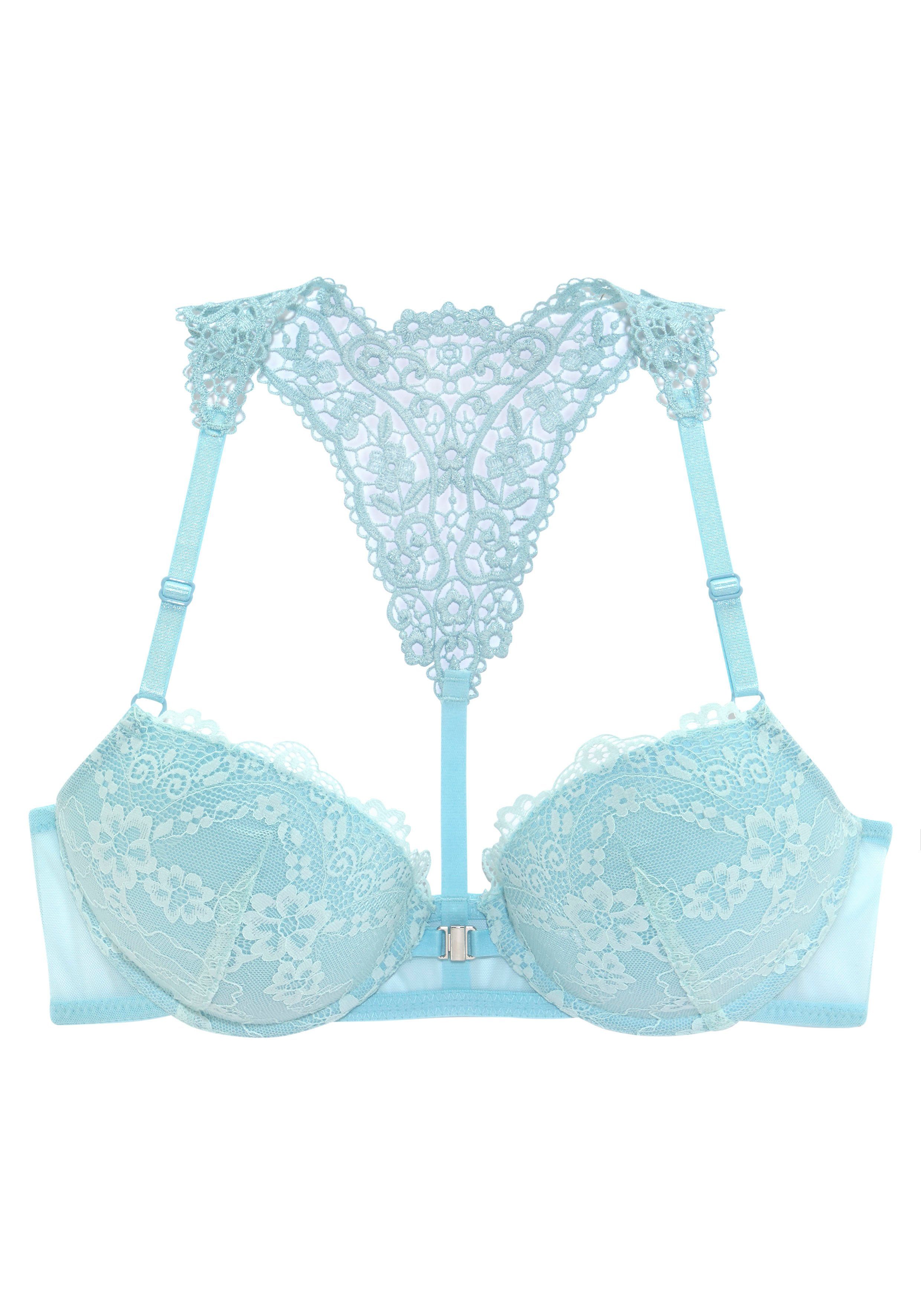 Lascana Push Up Bh Mit Vorderverschluss Push Up Bh Aus Spitze Online Kaufen Otto