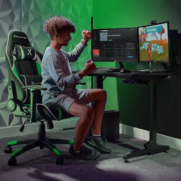 X Rocker Gaming-Stuhl Agility Compact eSports Gaming Bürodrehstuhl für Kinder & Teenager