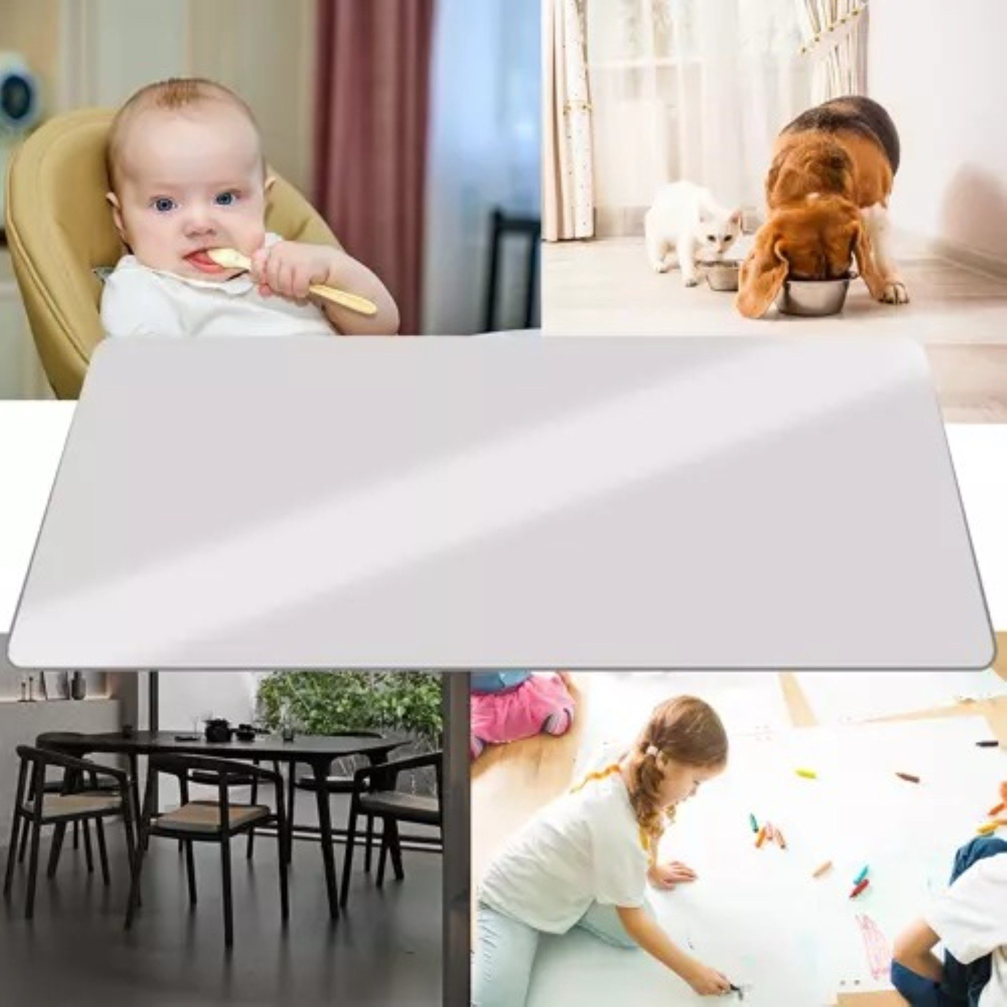 Ruhhy Bodenschutzmatte Milchige Büro Stuhlschutzmatte - günstig online kaufen
