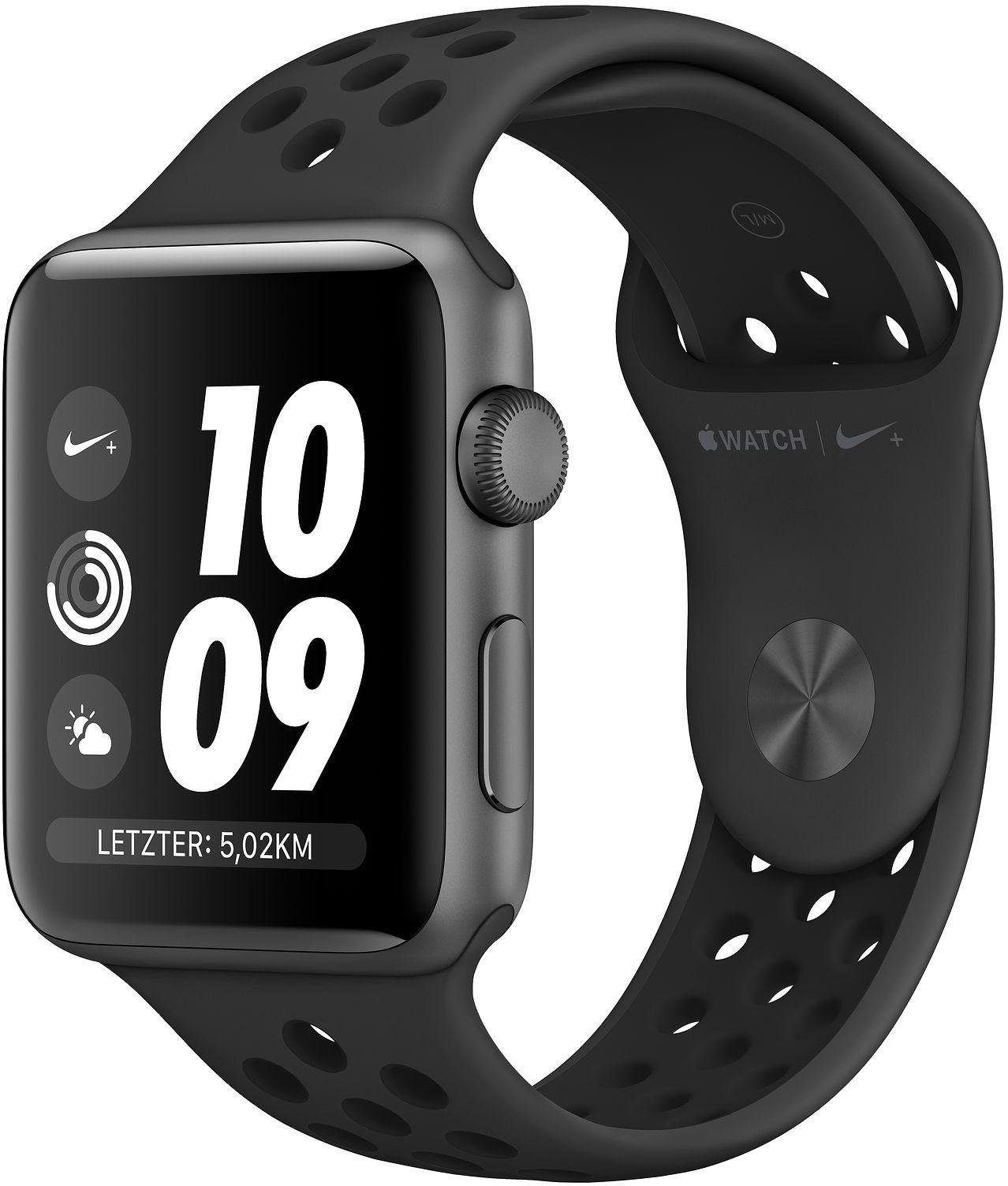 Apple Nike+ Series 3 GPS, Aluminiumgehäuse mit Nike Sportarmband 38mm Watch  (Watch OS 5, inkl. Ladestation (magnetisches Ladekabel) online kaufen | OTTO