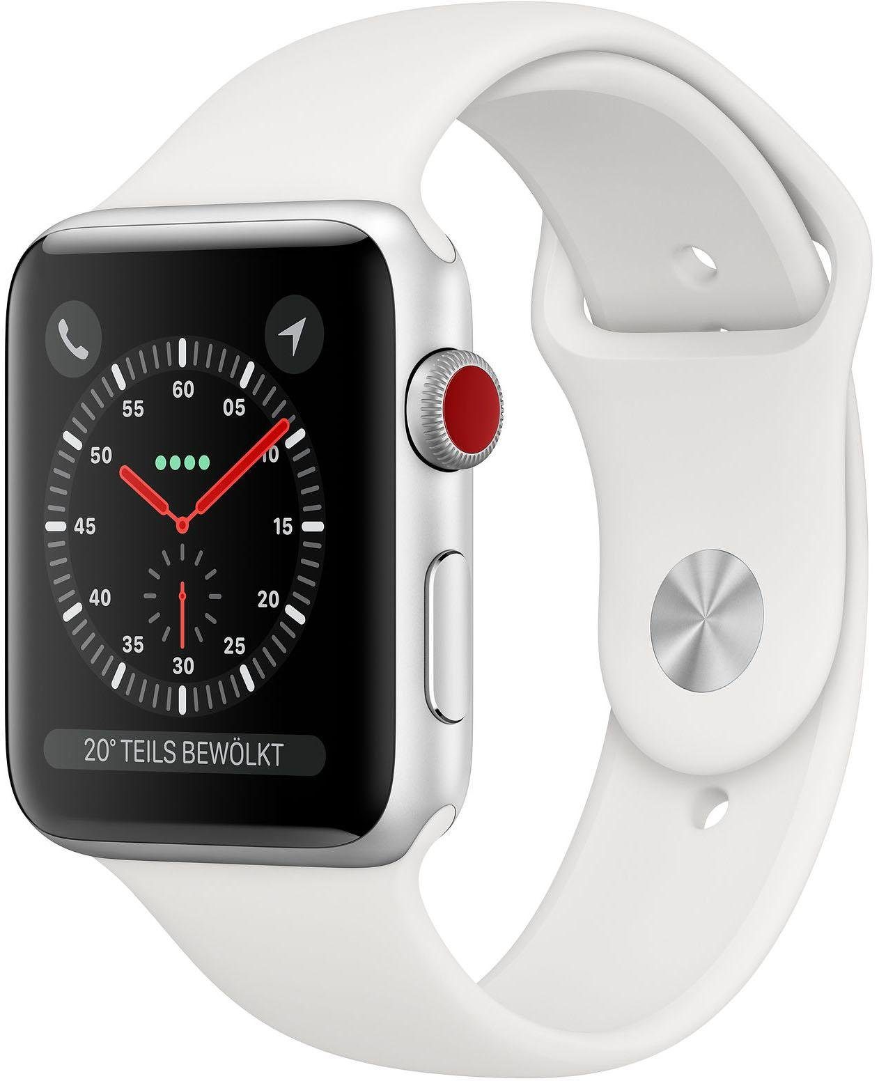 Apple Nike+ Series 3 GPS + Cellular, Aluminiumgehäuse, 38mm mit Sportarmband Loop Smartwatch (Watch OS 4) | BAUR Apple Nike+ Series 3 GPS + Cellular, Aluminiumgehäuse, 38mm mit Sportarmband Loop Smartwatch (Watch OS 4) | BAUR