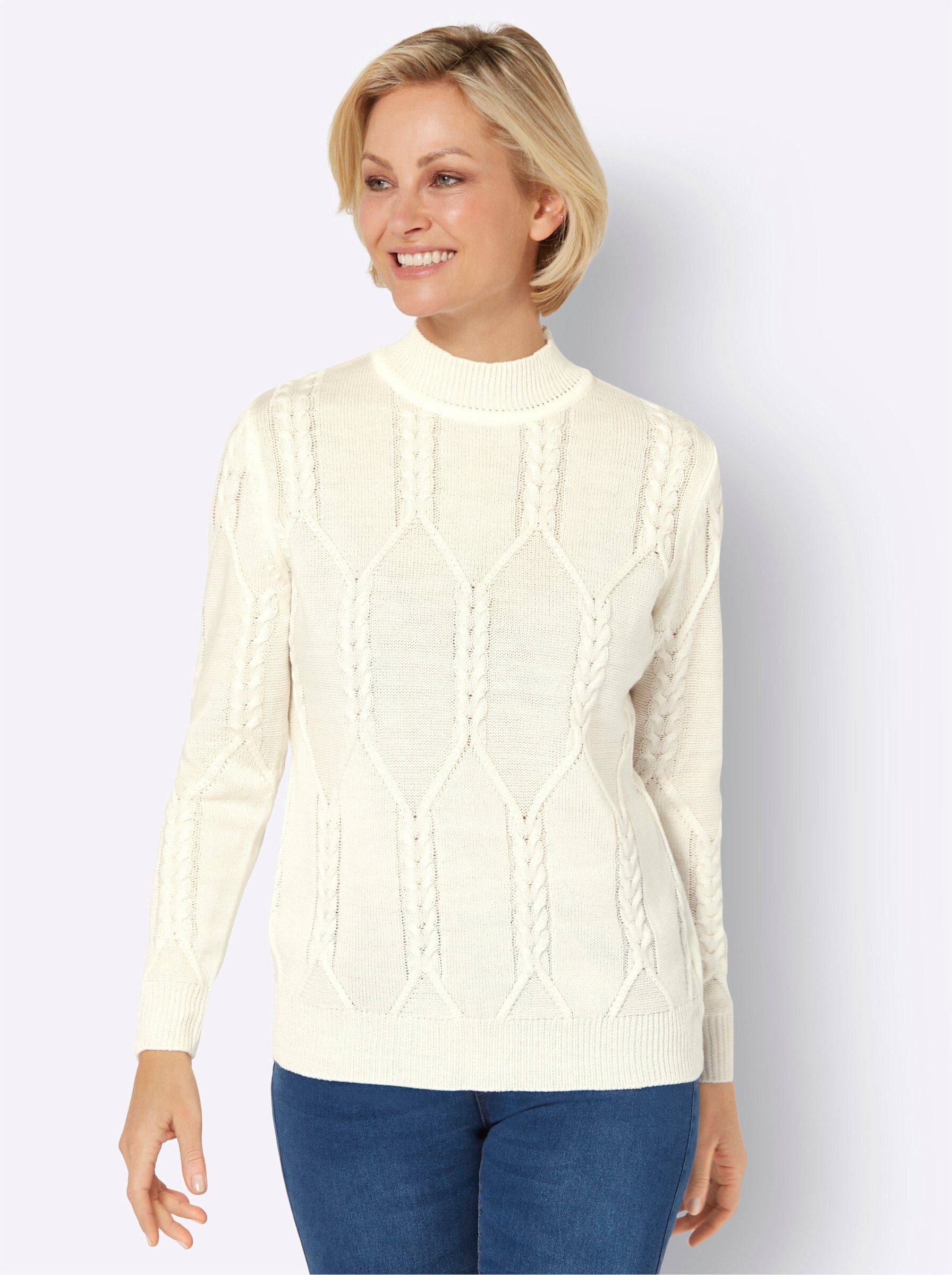 Strickpullover Langarm-Pullover