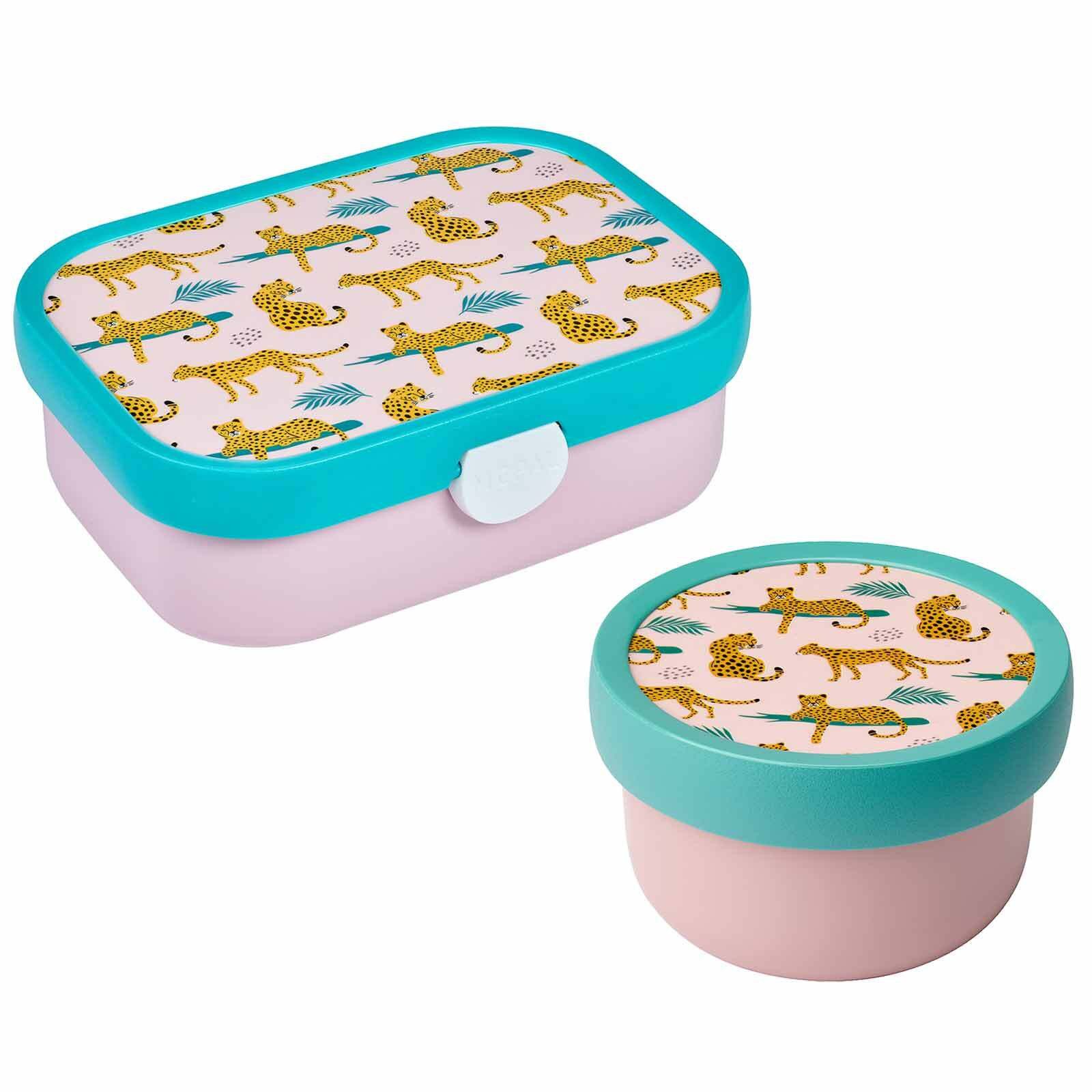 Lunchbox Campus Obst- und Bentobox Leopard 300 & 750 ml