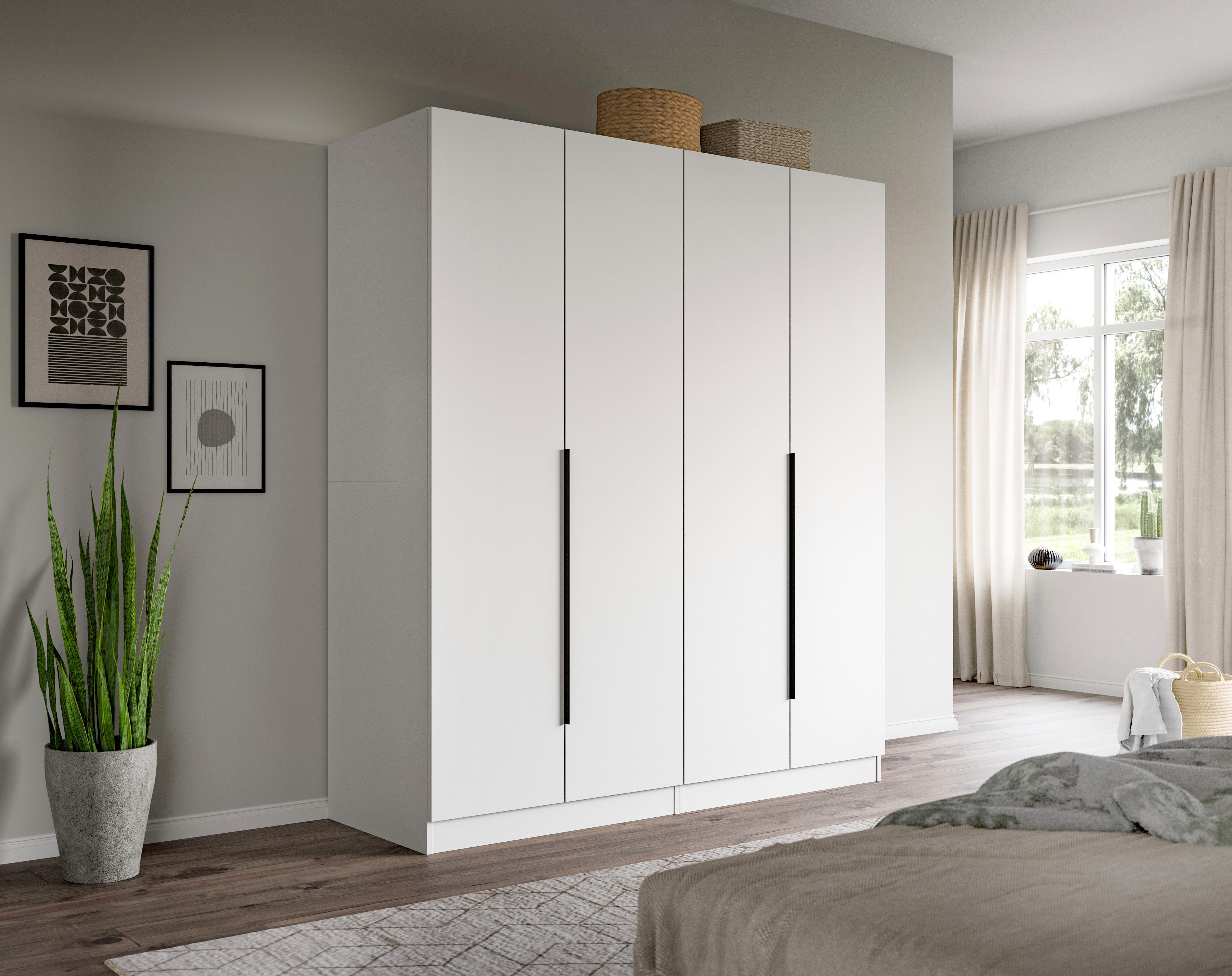 OTTO home Schrank-Set Skarde moderner Kleiderschrank Schlafzimmerschrank, (1-St., wähle deine beste Schrank Kombination), Skarde Kleiderschrank 160 cm, 2 Kleide – Bild 2 von 5