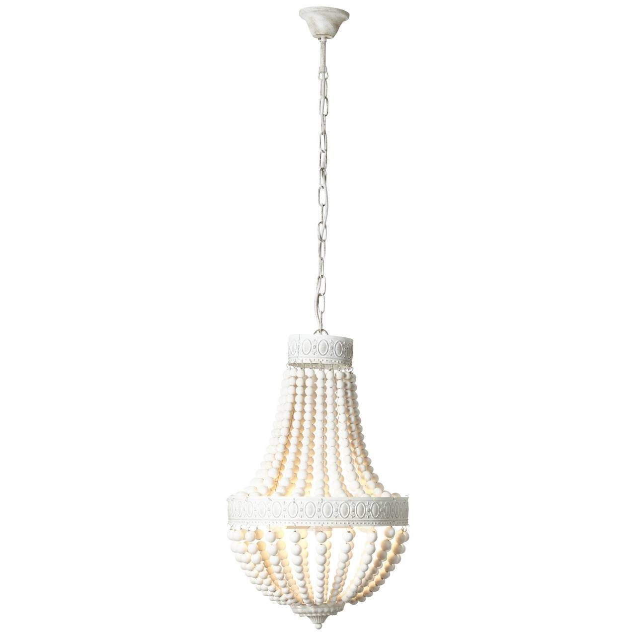 Brilliant Pendelleuchte Liba, Lampe Liba Люстри 3flg weiß 3x D45, E14, 18W, geeignet für Tro