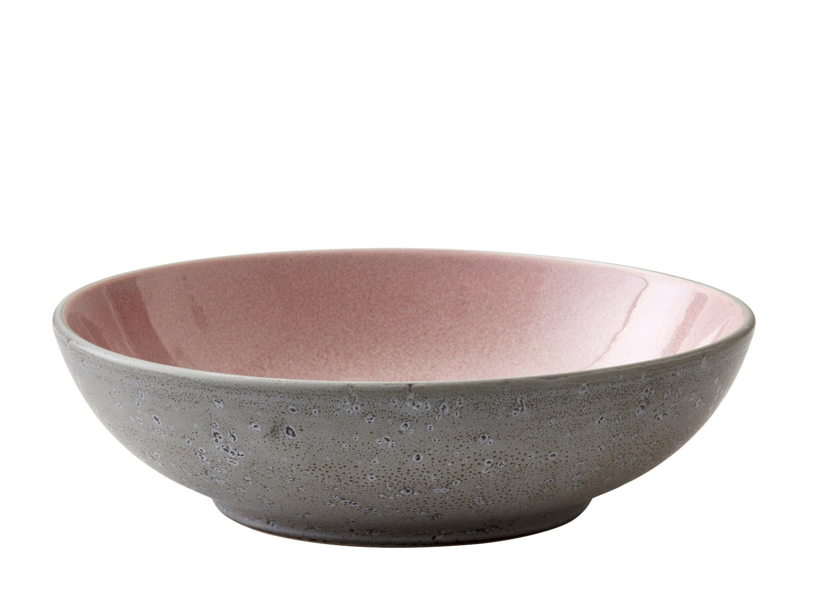 Bitz Pastateller Pastateller matt grey / shiny light pink 20 cm, Pastateller 20 cm Grau/Hellrosa