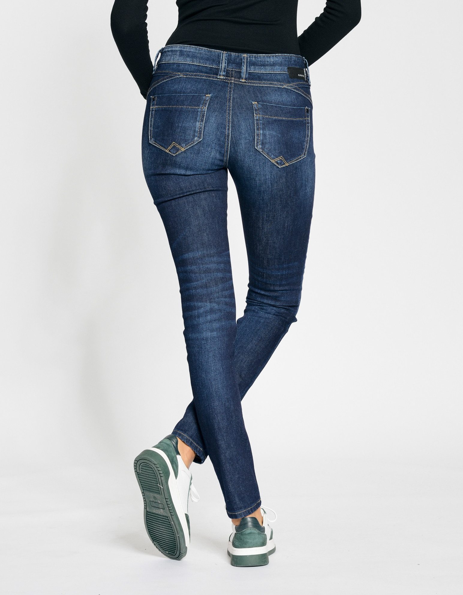 GANG Skinny-fit-Jeans 94NIKITA mit Zipper-Detail an der Coinpocket