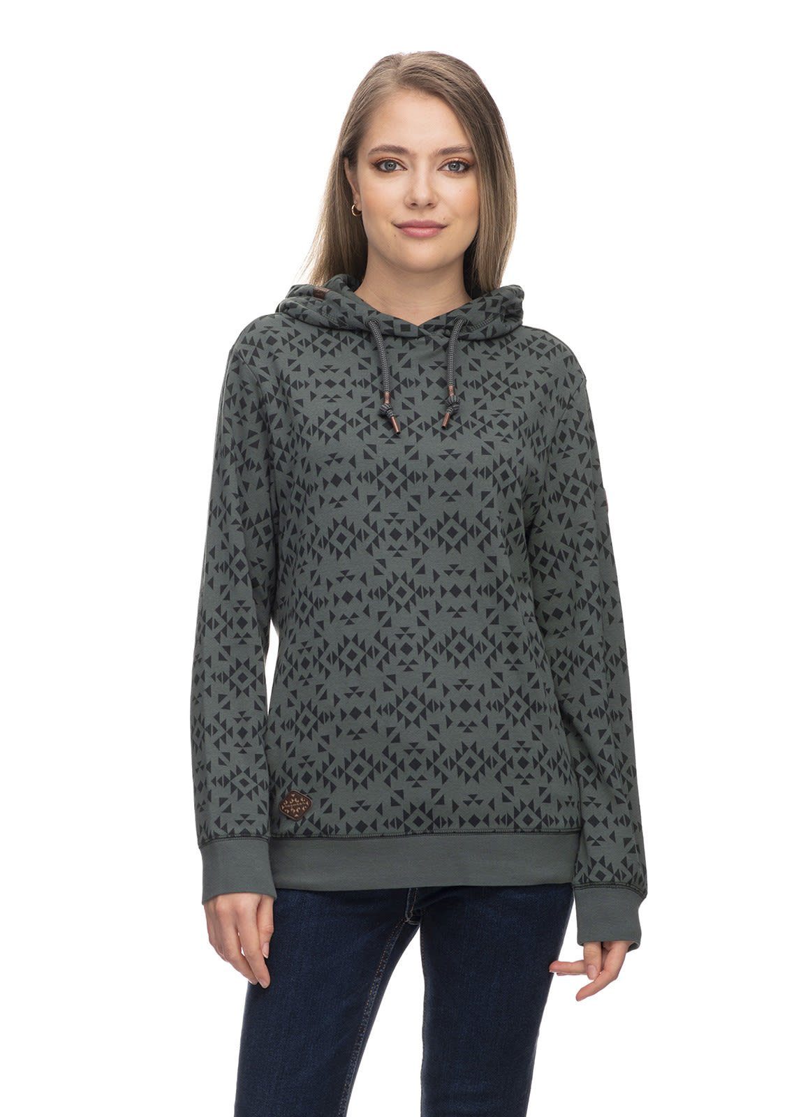 Fleecepullover W Cinda Pine Ragwear Damen Ragwear Green Sweater