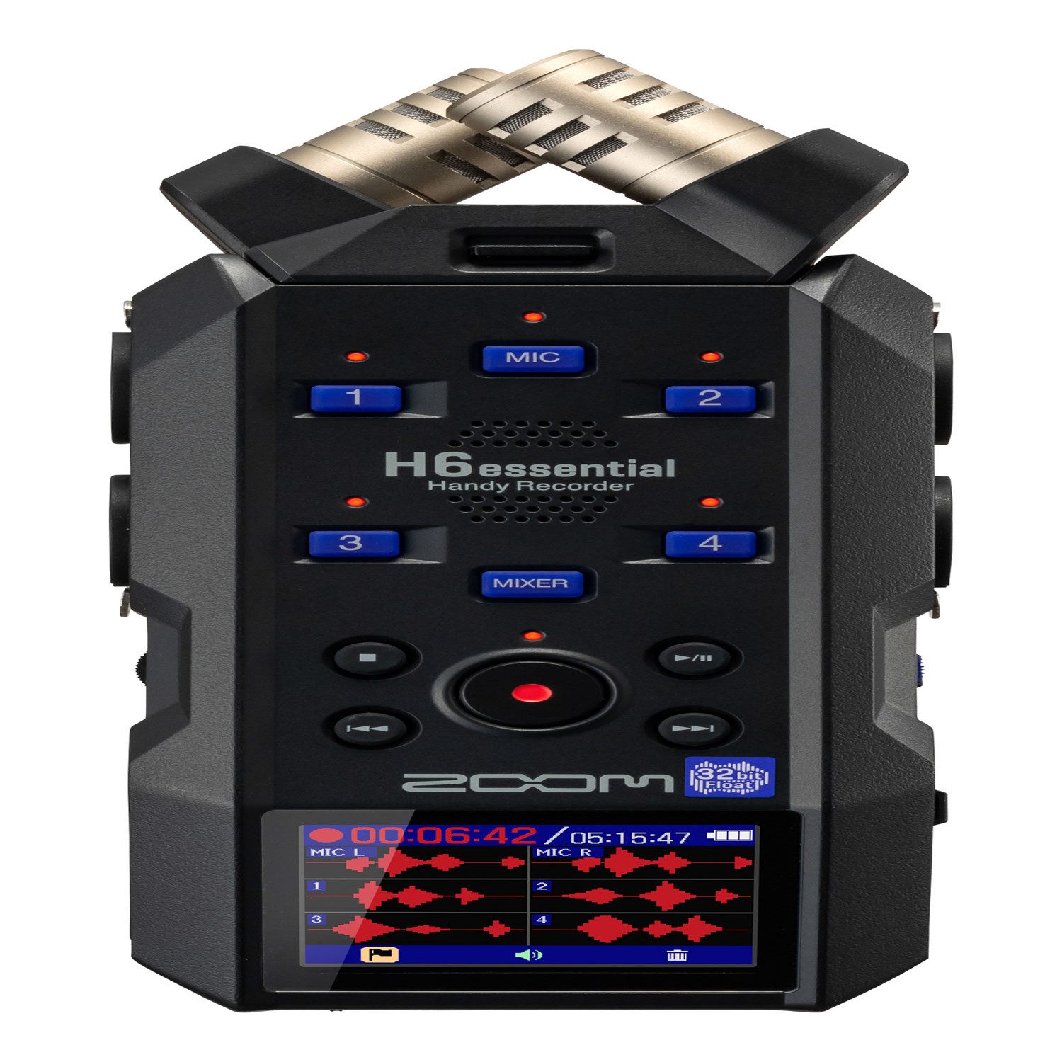 Zoom H6essential Mobiler 6-Spur Audio-Recorder Digitales Aufnahmegerät