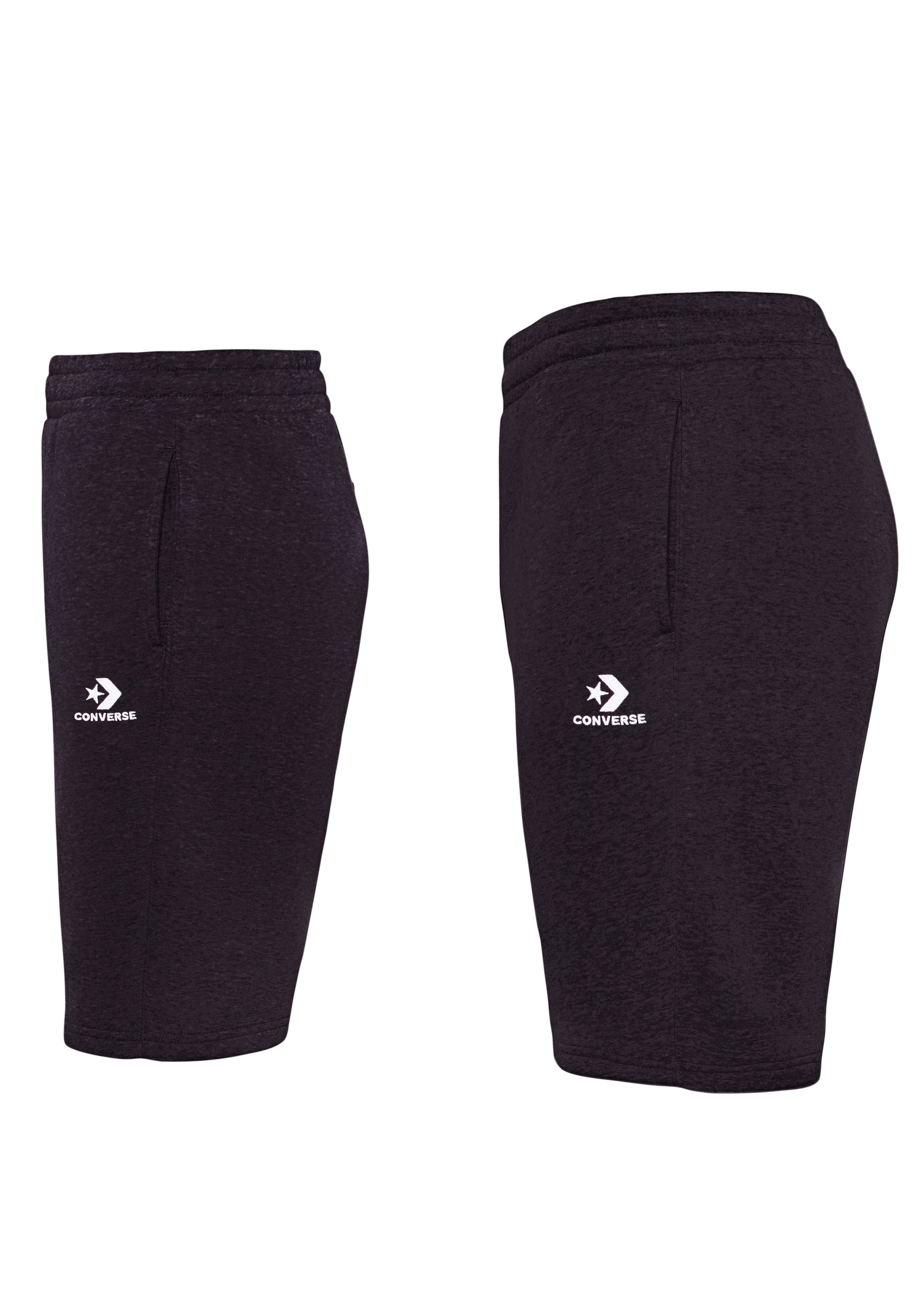 Converse Sweatshorts CONVERSE GO-TO EMBROIDERED (1-tlg) CHE STAR schwarz