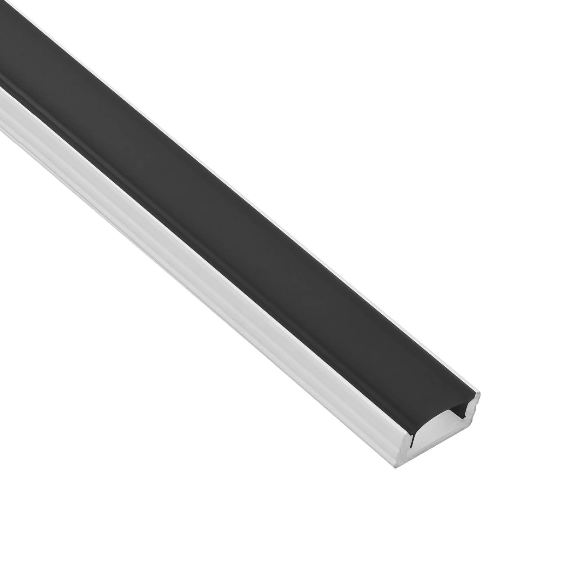 tktrading24 LED-Stripe-Profil A17 LED Aluprofil Weiss mit Abdeckung – Premium LED-Profil