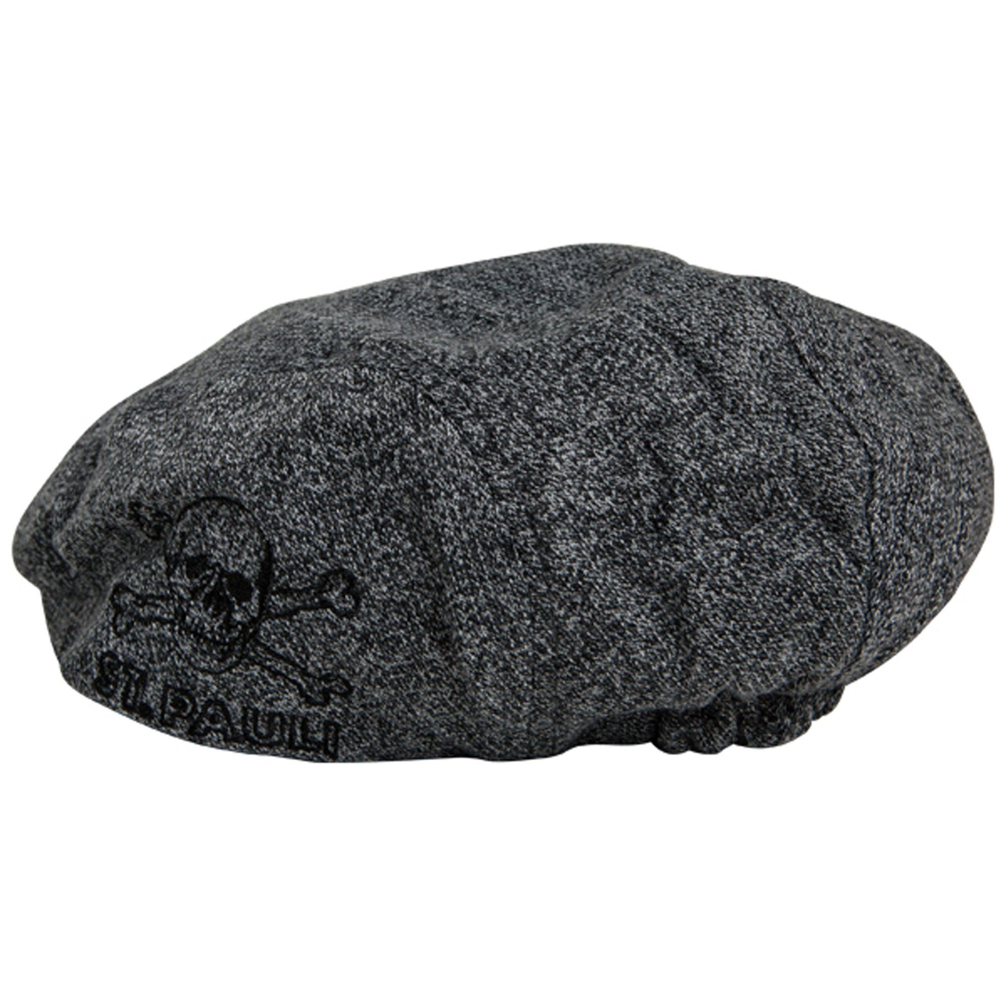 FC St. Pauli Schiebermütze Totenkopf Heavy (Grau) gesticktes Logo günstig online kaufen
