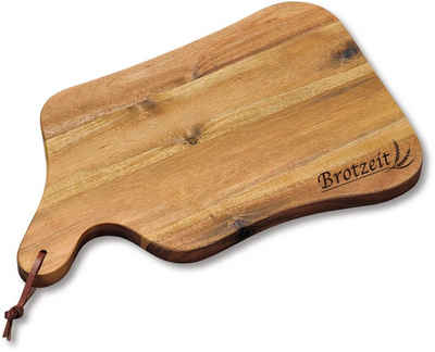 KESPER for kitchen & home Schneidebrett »Brotzeit«, Holz, Gr. 35 x 22 cm