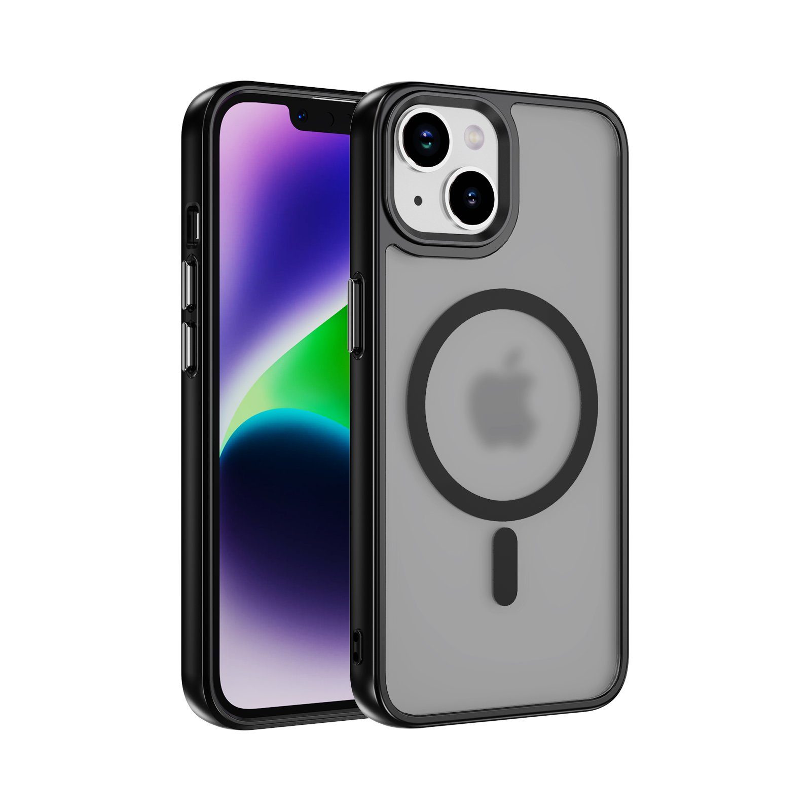 Tec-Expert Handyhülle Magnet Hülle für Apple iPhone 14 Plus 6.7 Zoll, 6.7, kompatibel zu Magsafe magnetisches Laden