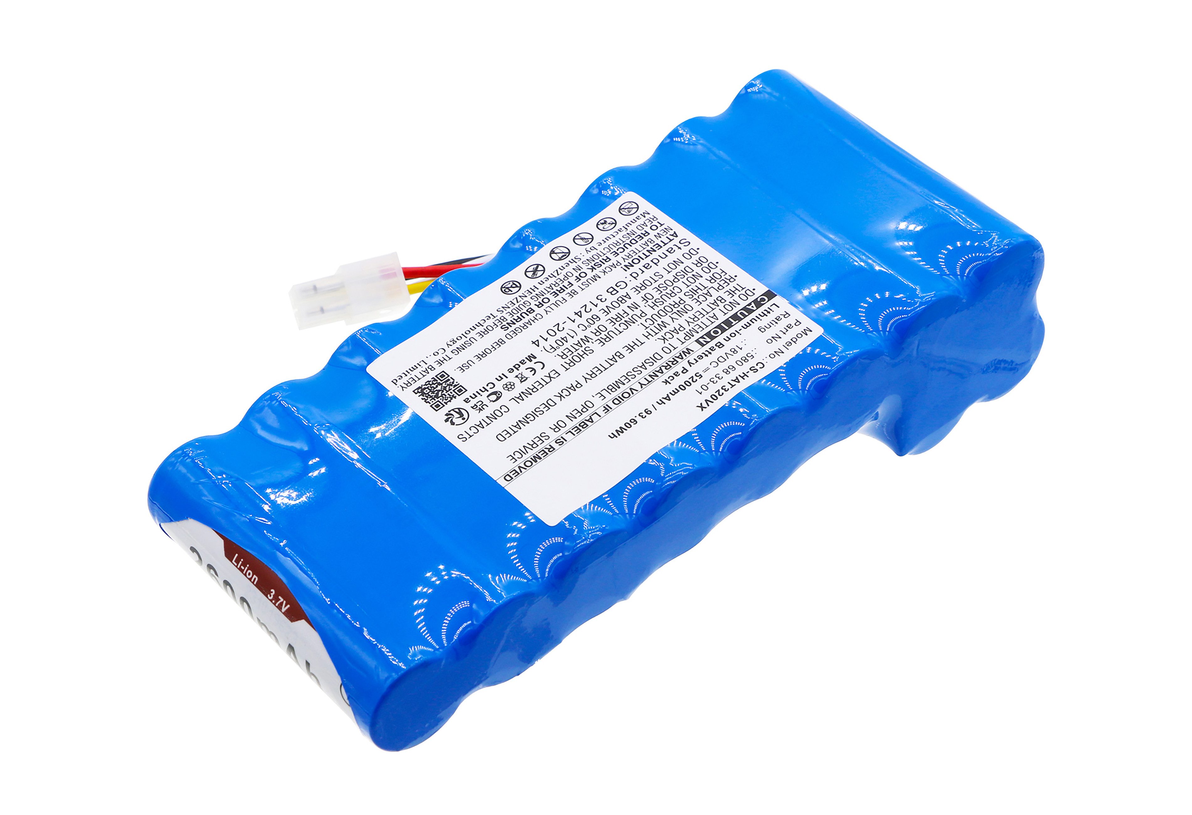 PowerSmart 580 68 33-02 Akku für Husqvarna AM430X,AM440,AM550,Autmower 430X,Autmower 550,Automower 320,Automower 320 2013 Li-ion 5200 mAh (18 V)