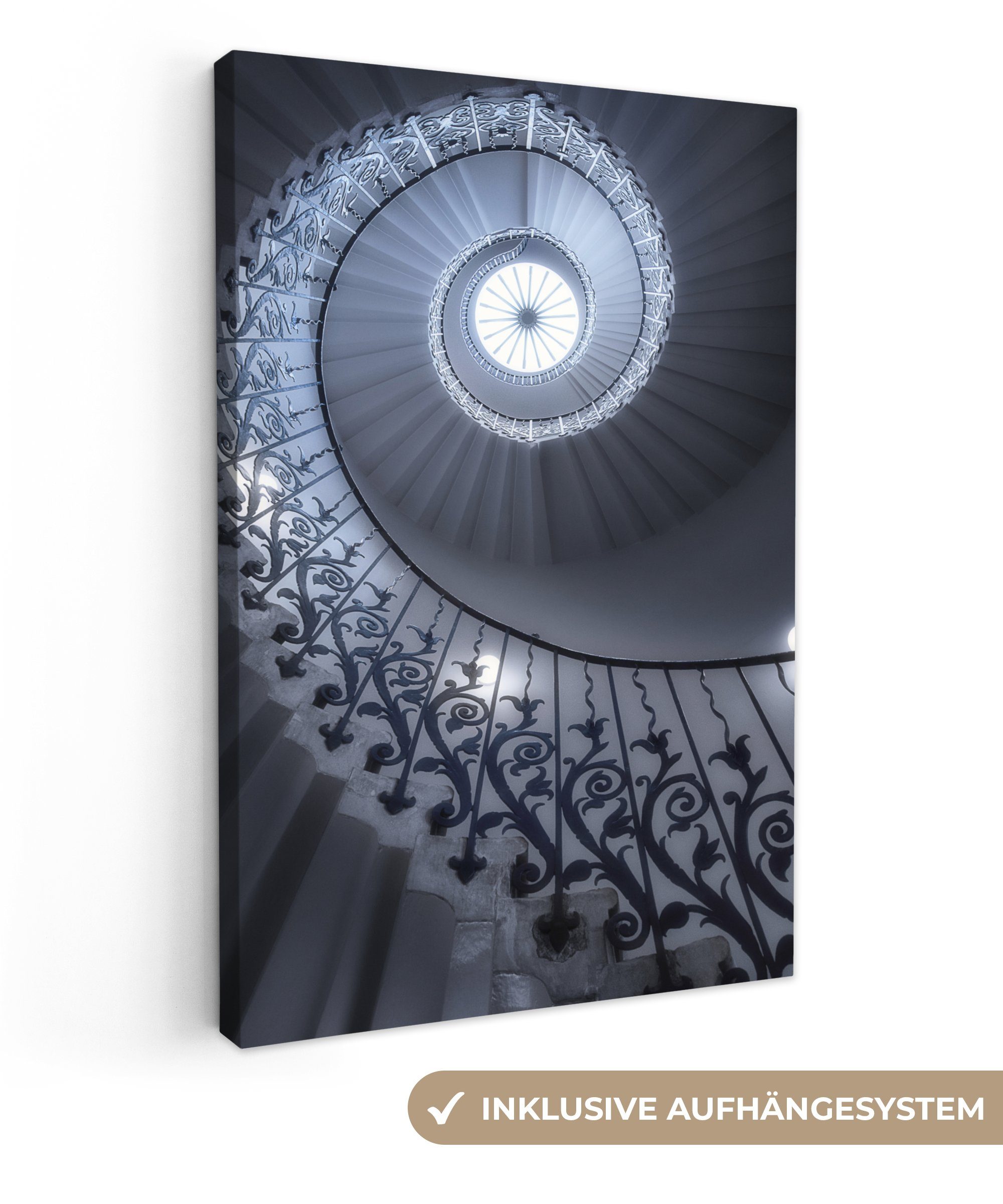 OneMillionCanvasses® Leinwandbild Architektur - Treppe - günstig online kaufen