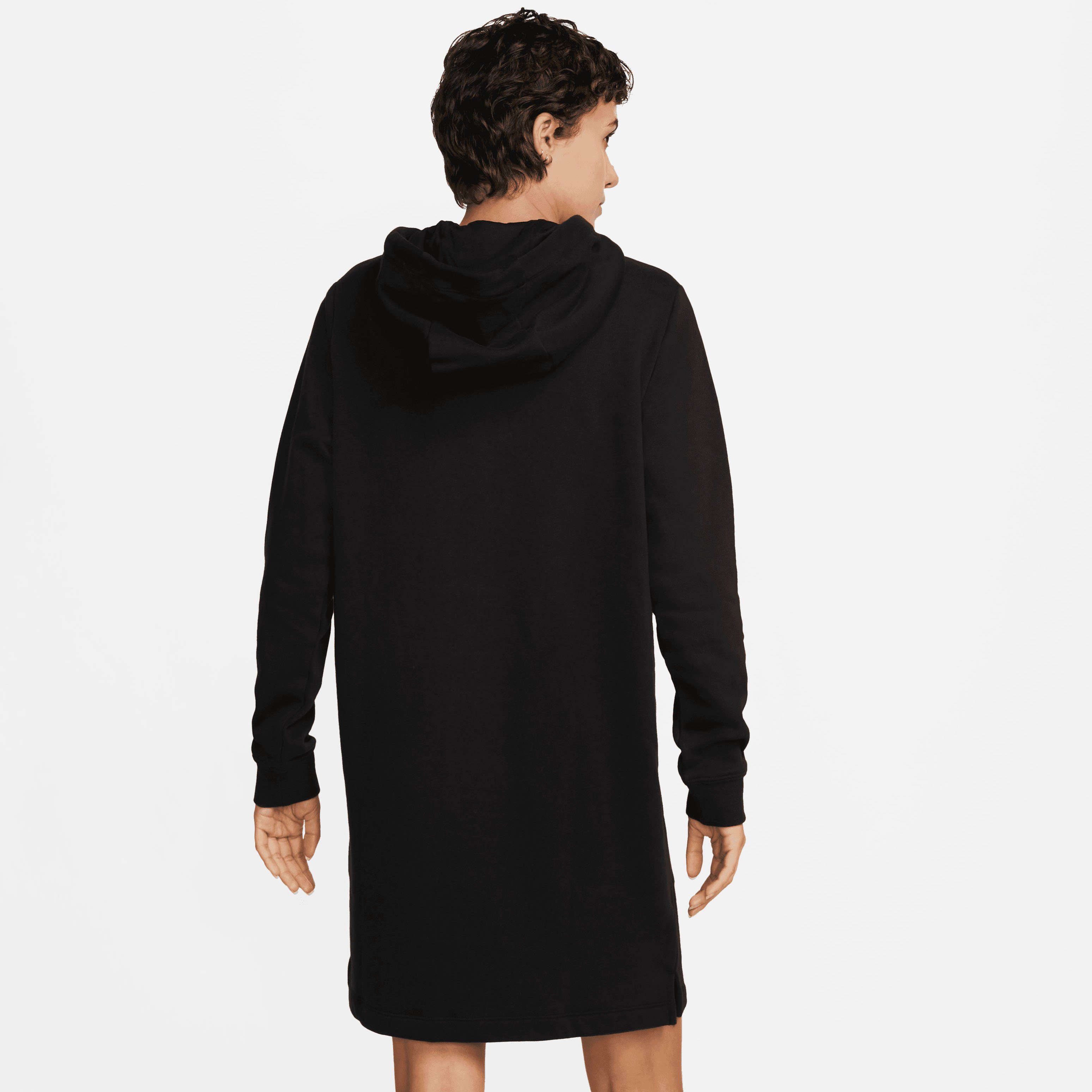 BLACK/WHITE Sportswear Nike Women's Club Dress Fleece Sweatkleid