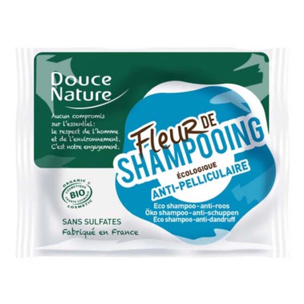 Douce Nature Haarseife Fleur de Shampooing - Anti-Schuppen 85g