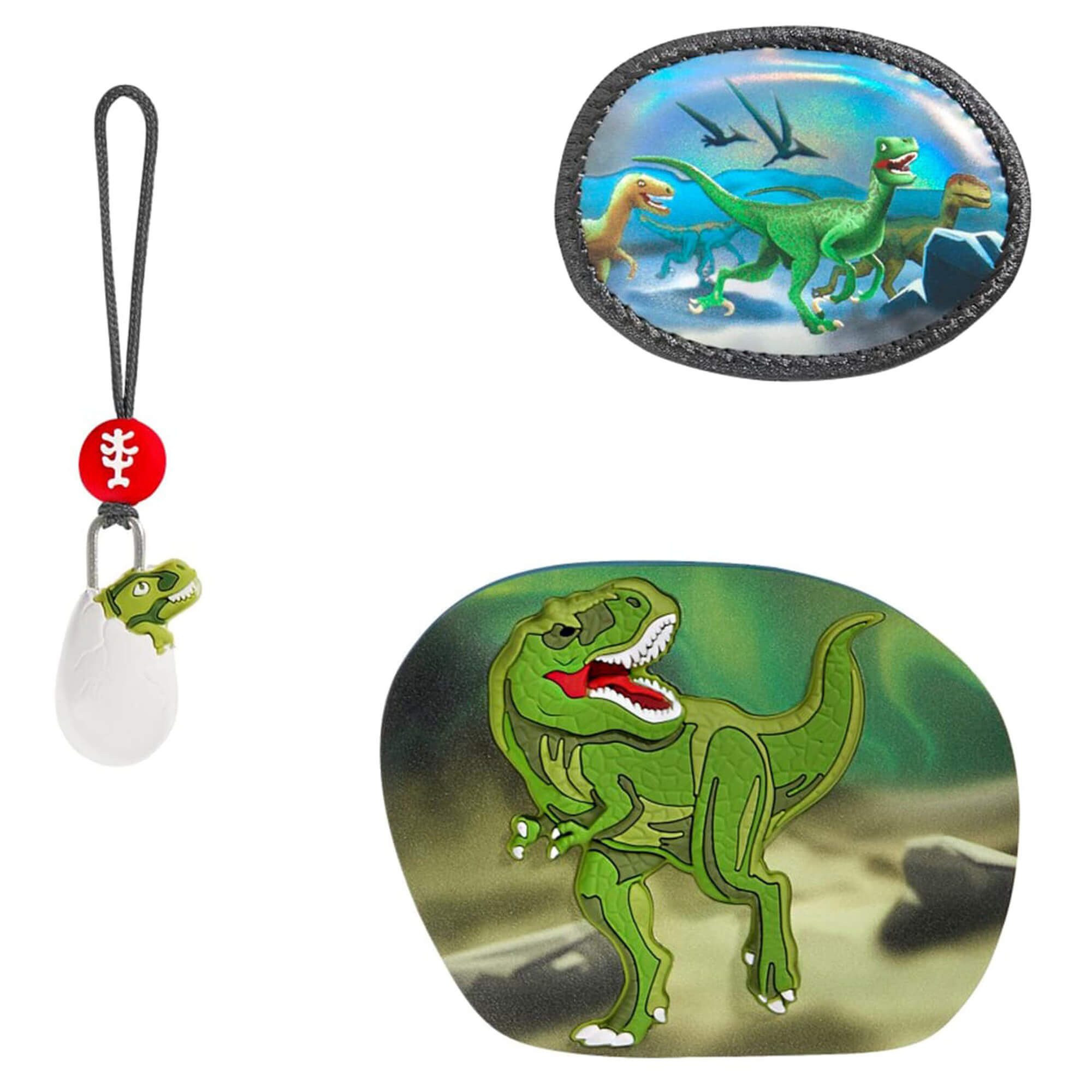 Schulranzen Zubehör-Set "Magic Mags" (Wild T-Rex Taro)
