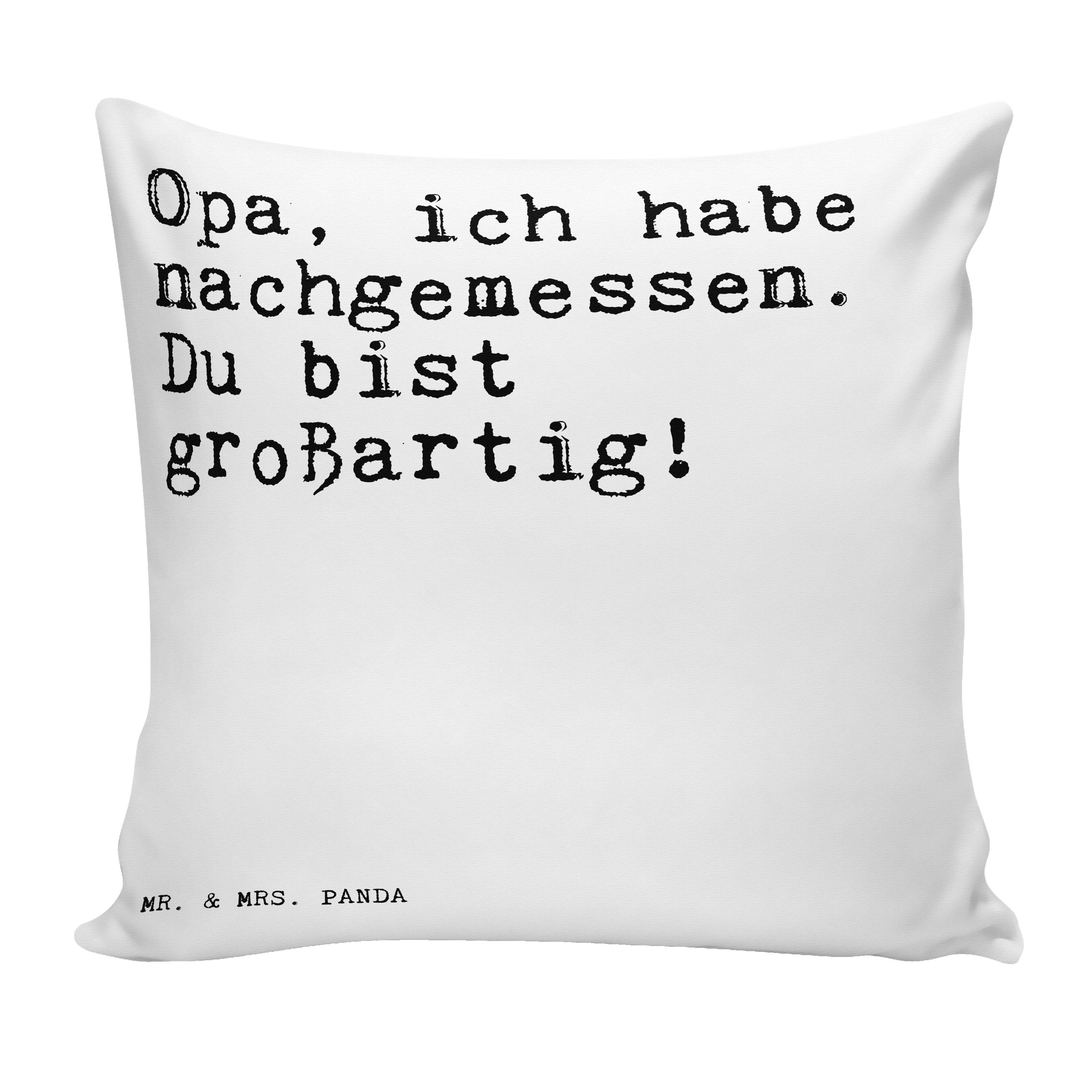 Mr. & Mrs. Panda Dekokissen »Opa, ich habe nachgemessen.... Weiß