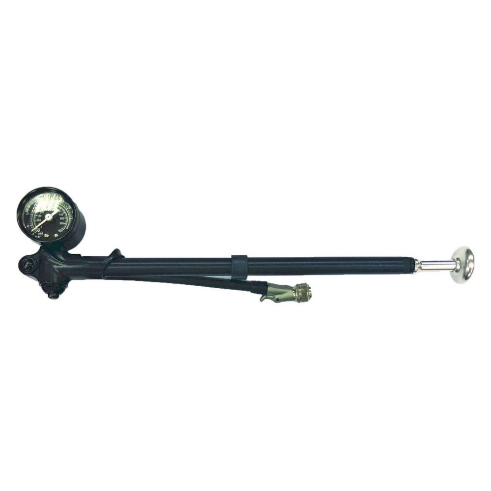 MATRIX Fahrradpumpe DP400 Dämpferpumpe Alu Hochdruck bis 400 psi für Federgabel