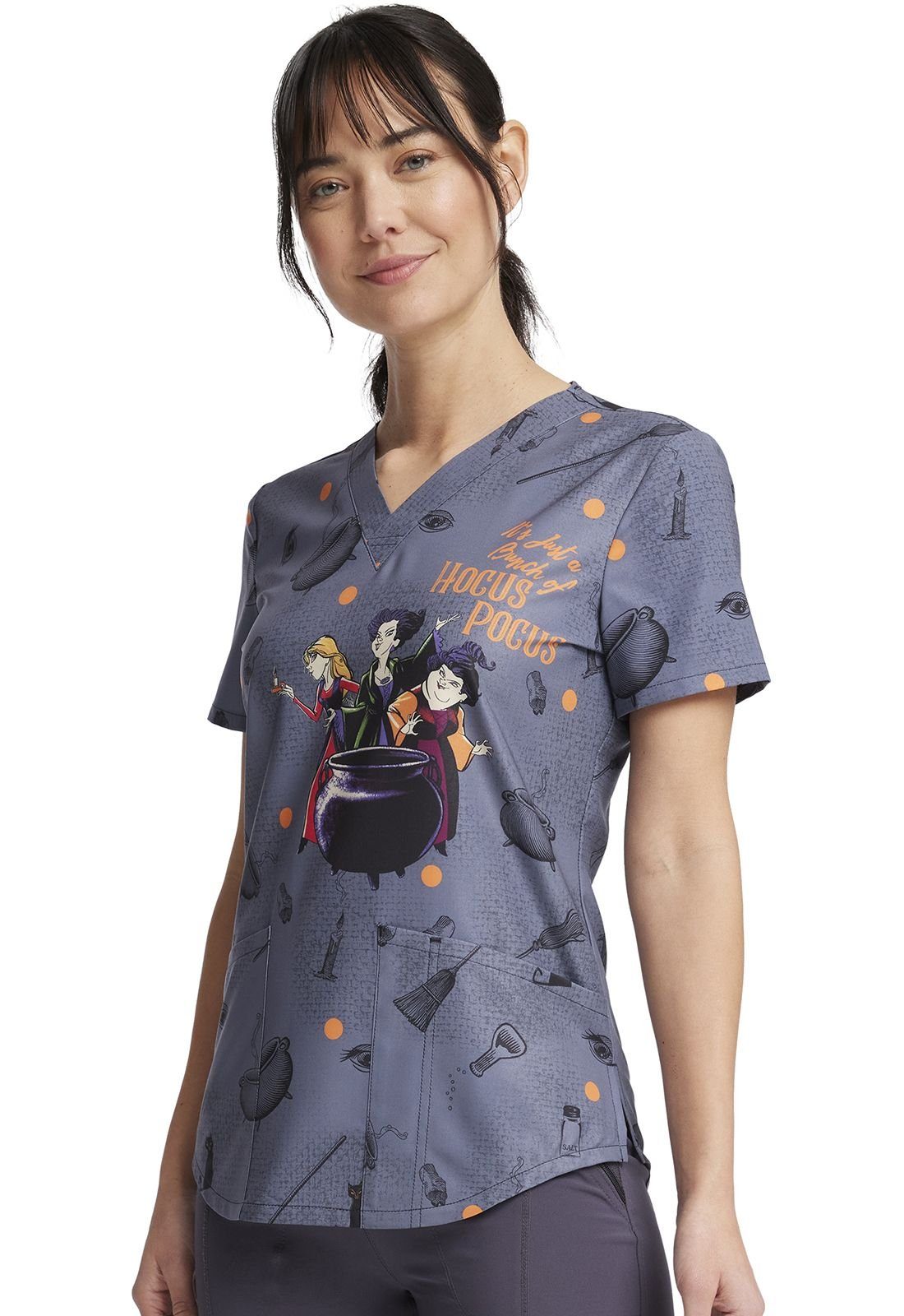Cherokee Funktionsbluse Bunt bedruckter Damen Kasack "hocus pocus" Kasack mit Motiv