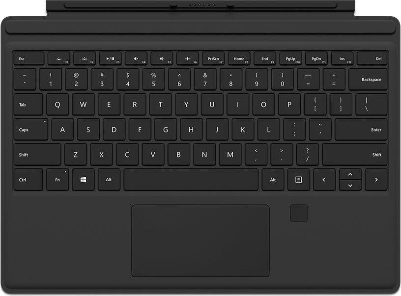Microsoft »Surface Pro Type Cover mit Fingerprint ID ...