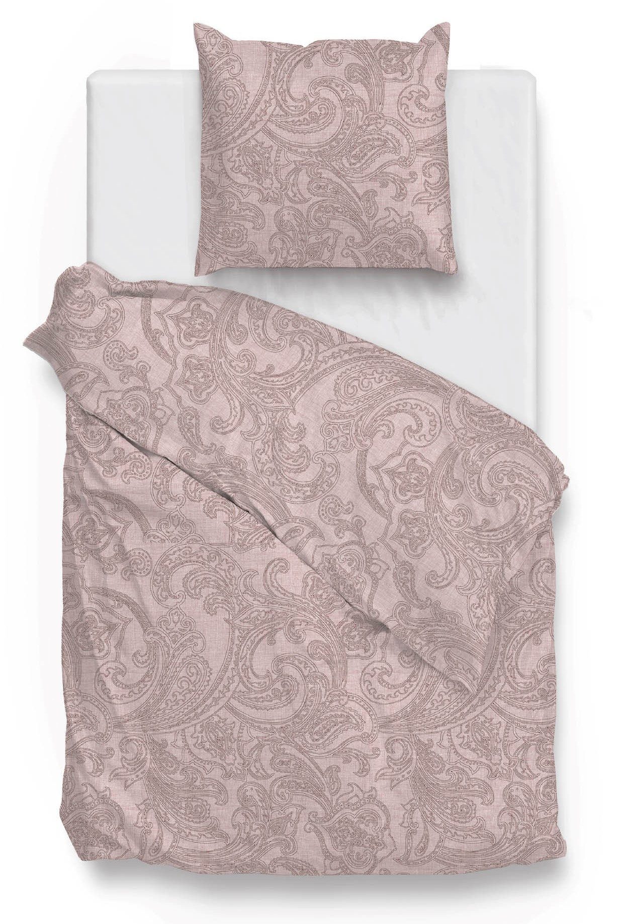 ZO HOME Bettwäsche Paisley-di-Lino, Renforcé, 2 teilig, Bettwäsche aus 100% Baumwolle, hochwertiges Renforcé