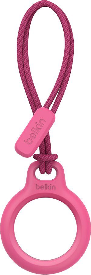 Belkin Schlüsselanhänger Secure Holder für pink Schlaufe AirTag mit Apple