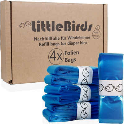 Little Birds Windeleimer Premium Nachfüllfolien kompatibel mit Windeleimer Angelcare & Spross