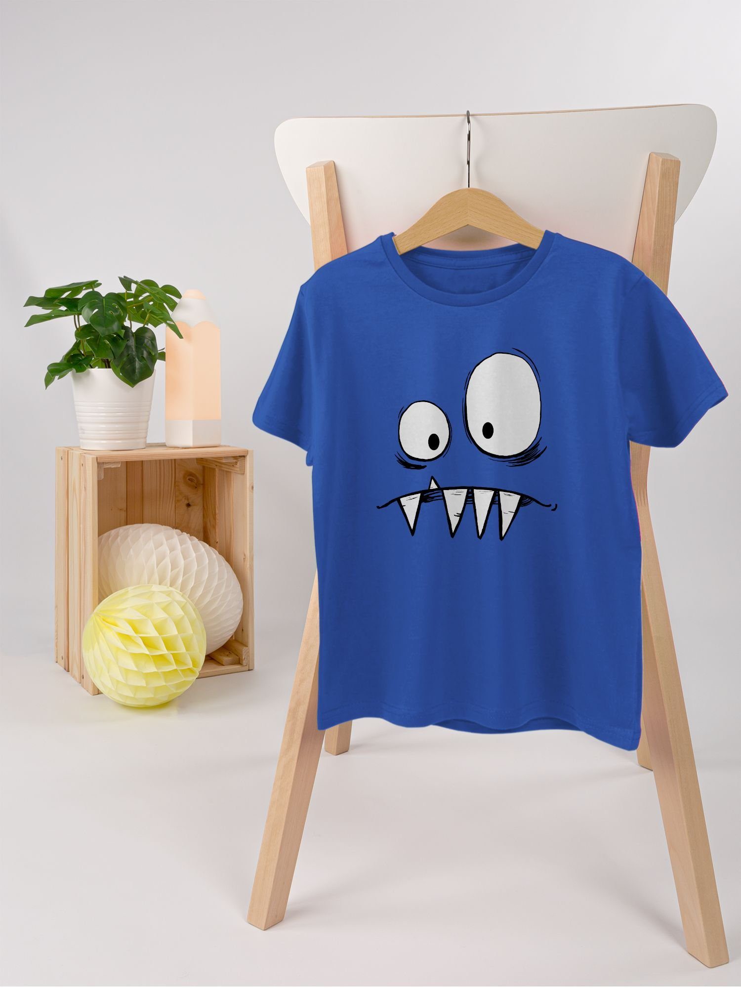 T-Shirt Freches Monster große Augen gruselige Zähne I Fastnacht I Fasnacht I F