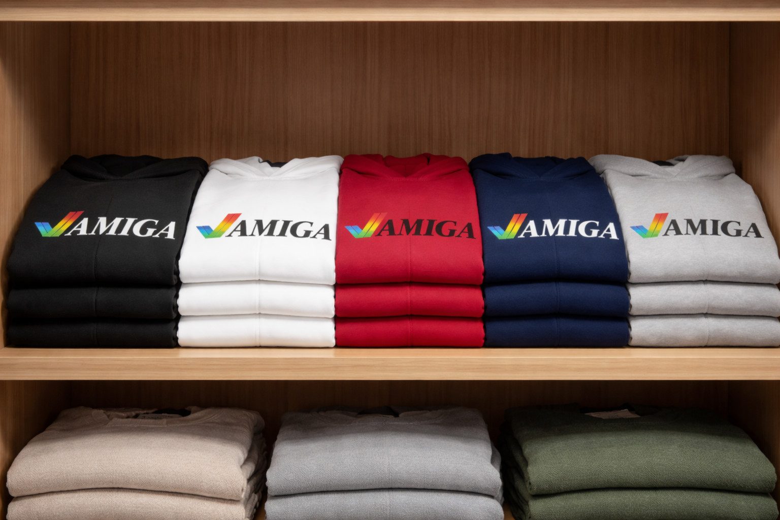 Blondie & Brownie Hoodie Kinder Jungen Mädchen Amiga Spiele Konsole Atari Commodore Super Retro Kinder Hoodie Retro Gaming Amiga Atari Commodore Schwarz Jungen