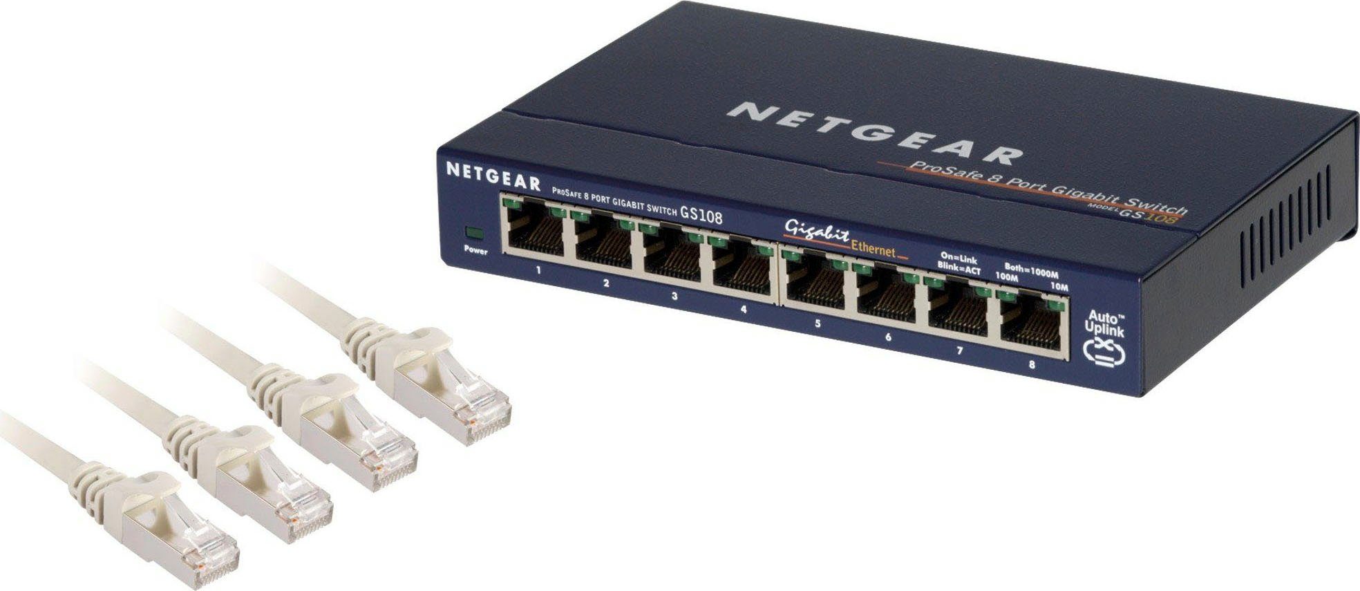 NETGEAR GS108GE Netzwerk-Switch