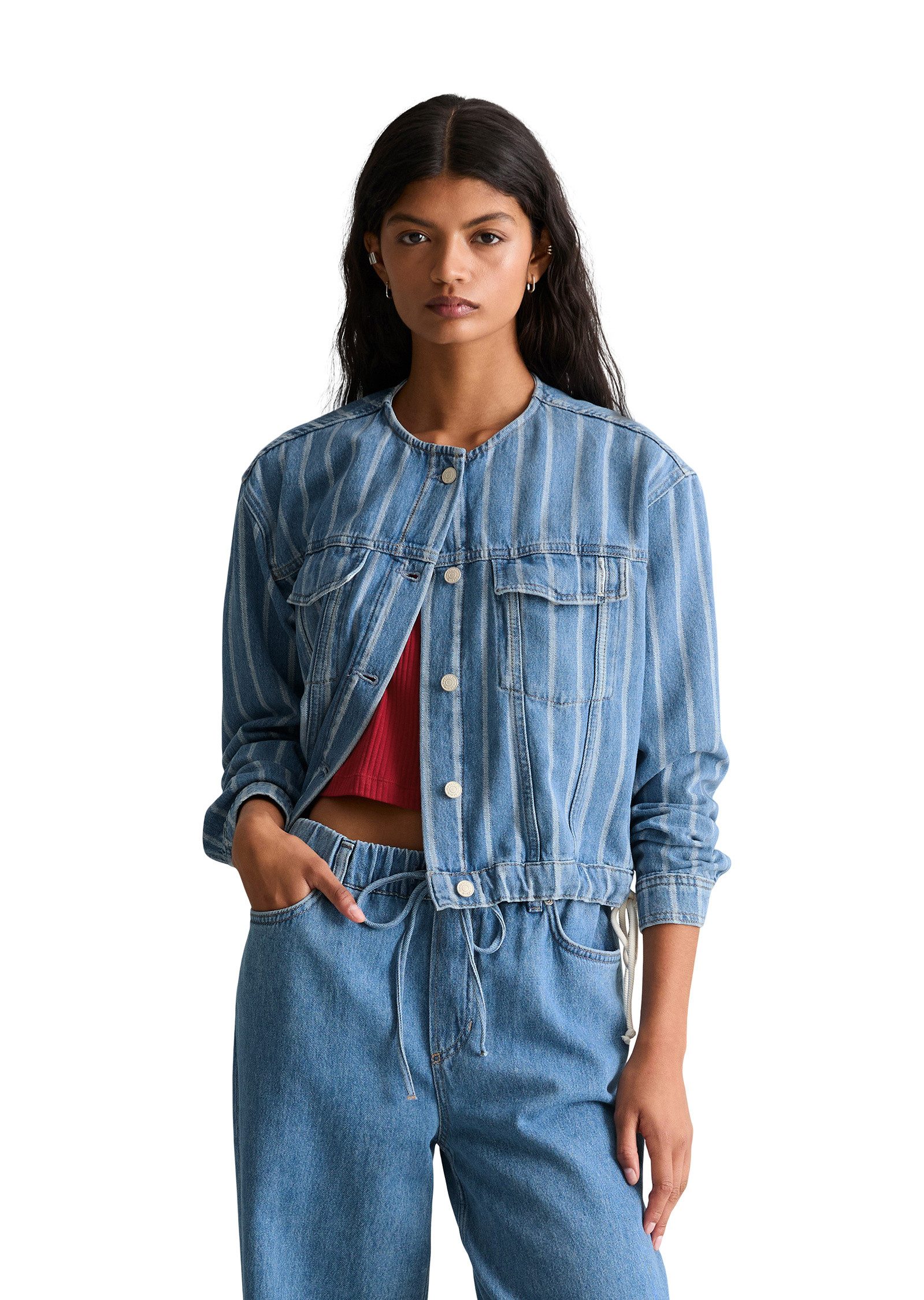 Marc O'Polo DENIM Jeansjacke aus reiner Bio-Baumwolle