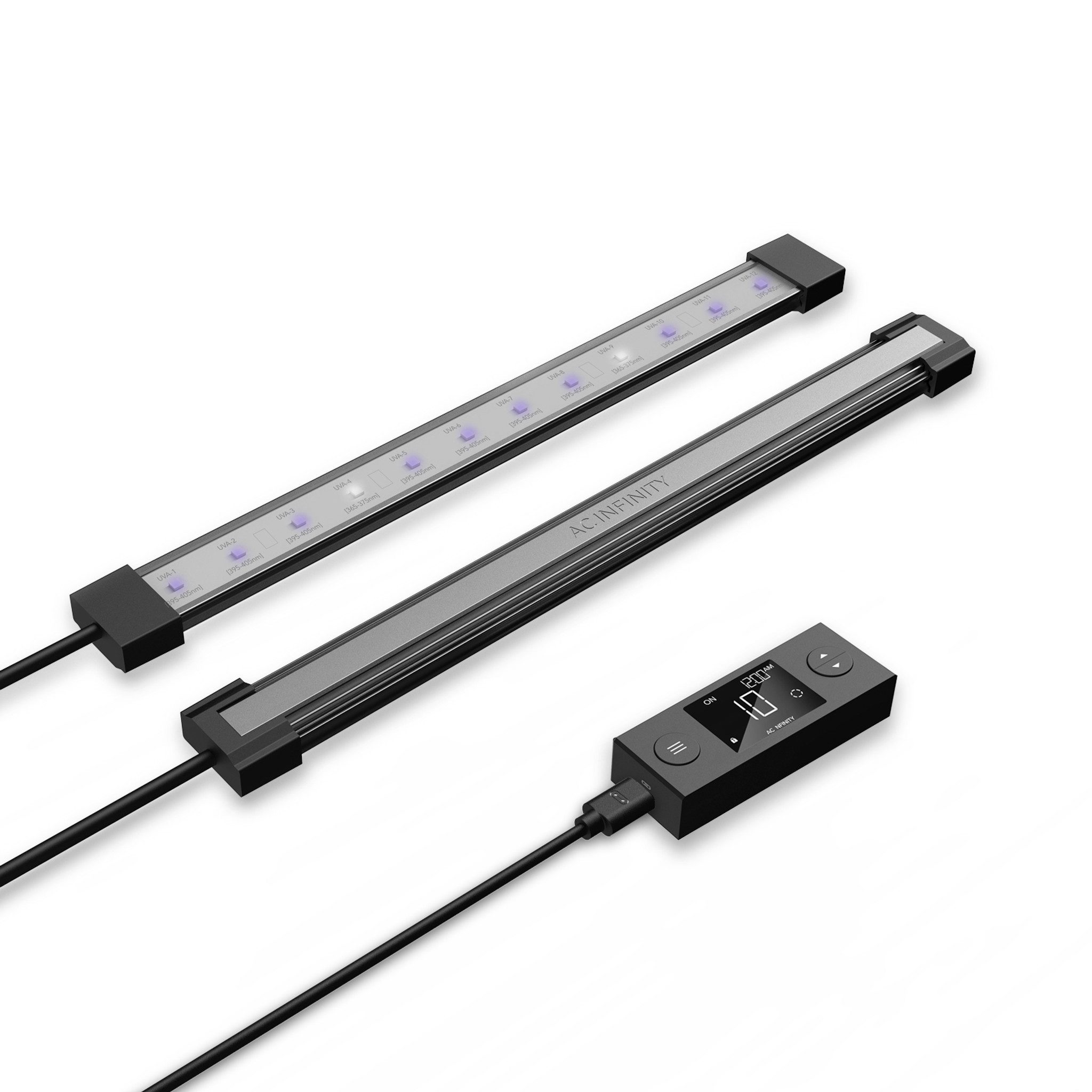 AC INFINITY Pflanzenlampe AC Infinity IONBEAM UV LED Leisten, U2, LED fest integriert, 2 LED Leisten mit 15W