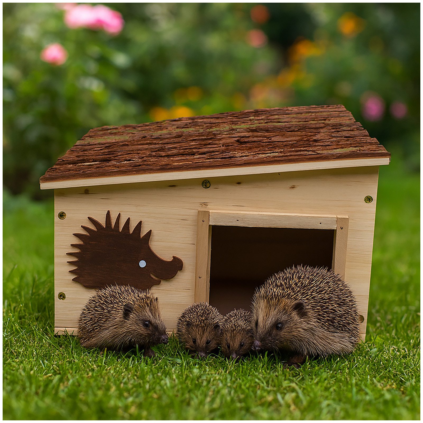HTI-Living Igelhaus Winterquartier für Igel Holz, Igelhaus