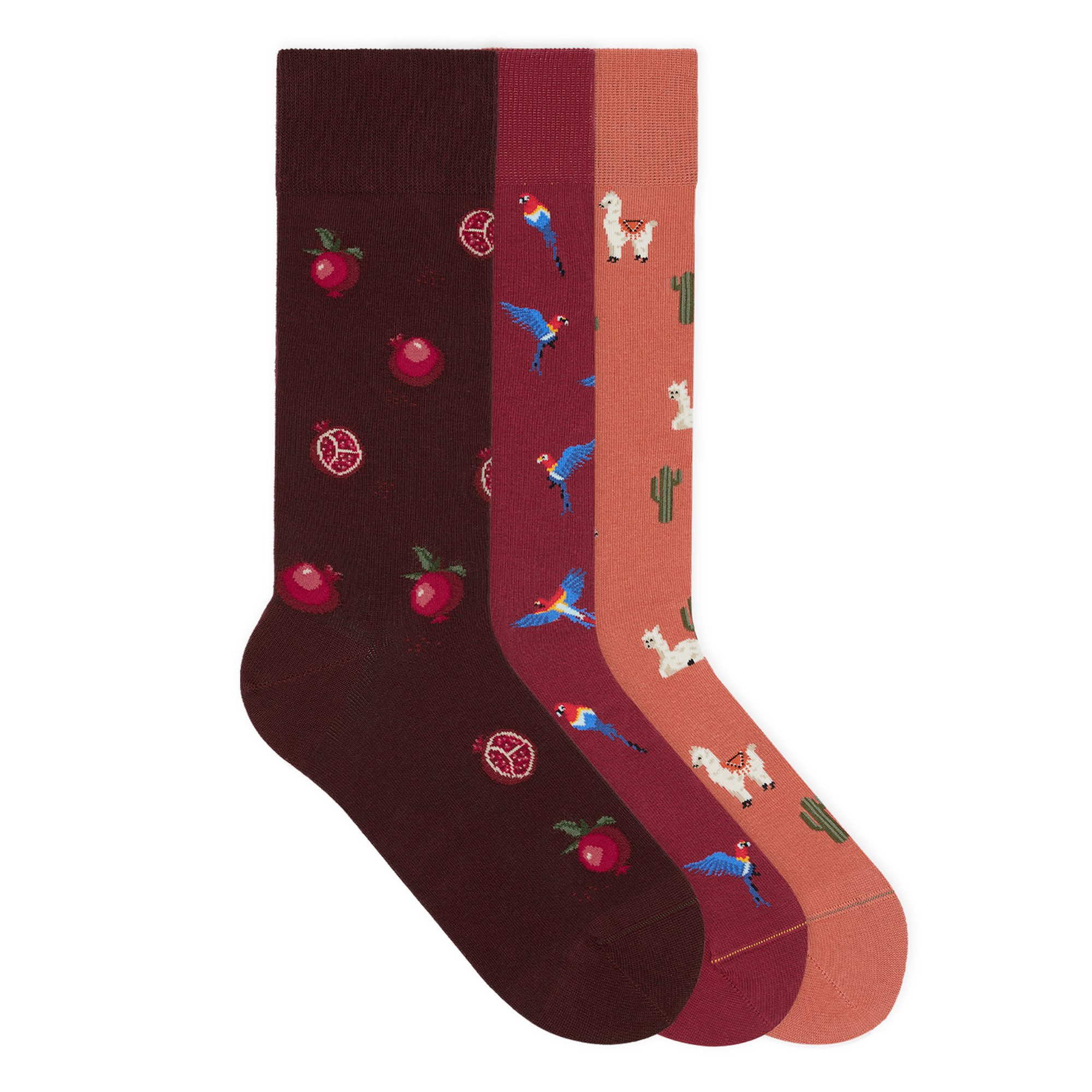 von Jungfeld Socken Seasonal Icon Bundle Bio-Baumwolle 36-46 Unisex (3-Paar, 3 Paar)