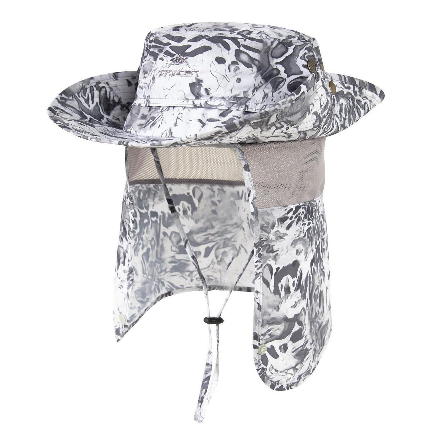 LuxusKollektion Sonnenhut Sonnenhut Nackenschutz UPF 50 wasserdicht M-L