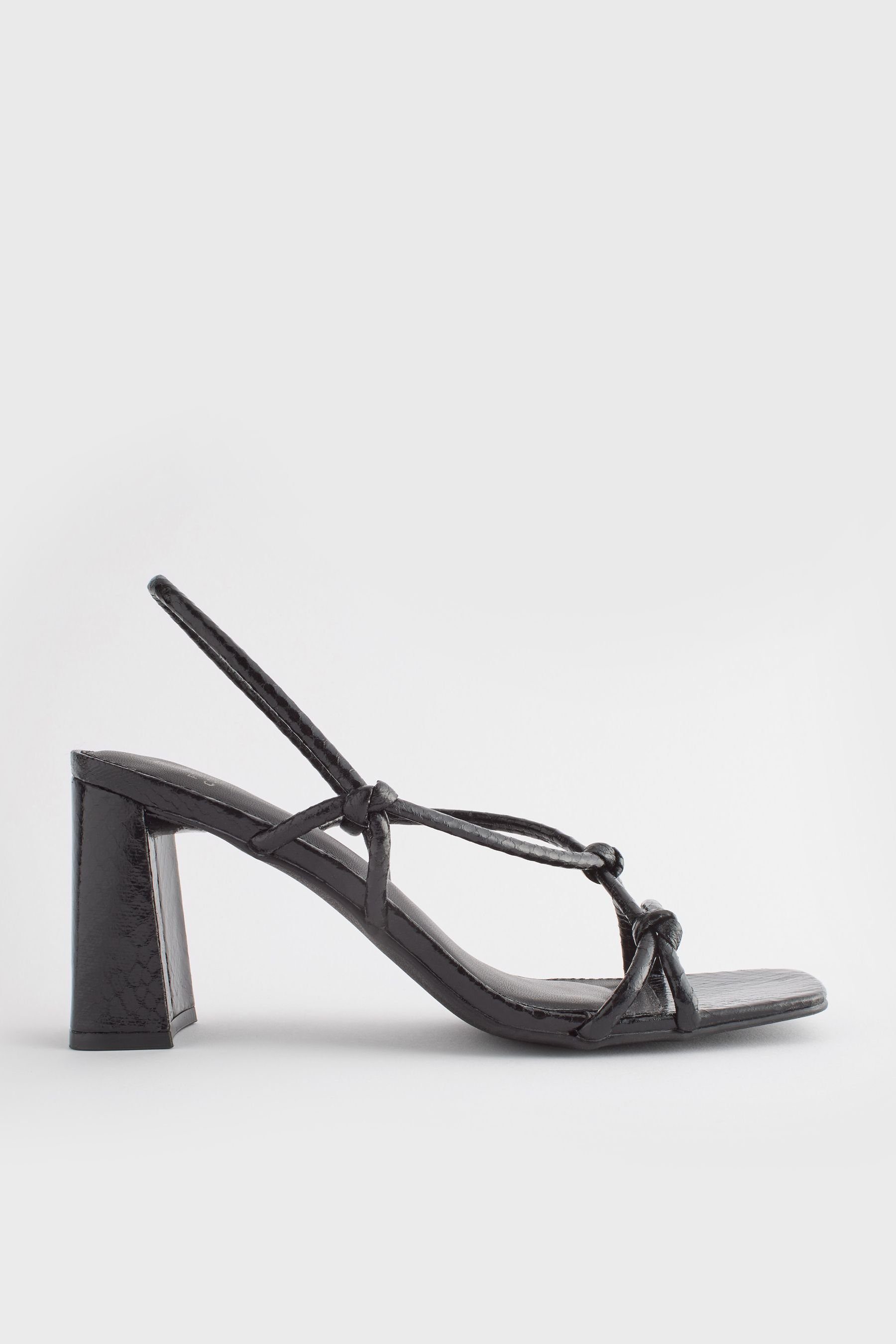 Next Forever Comfort® Sandalen mit Sandalette Zierknoten (1-tlg) Black