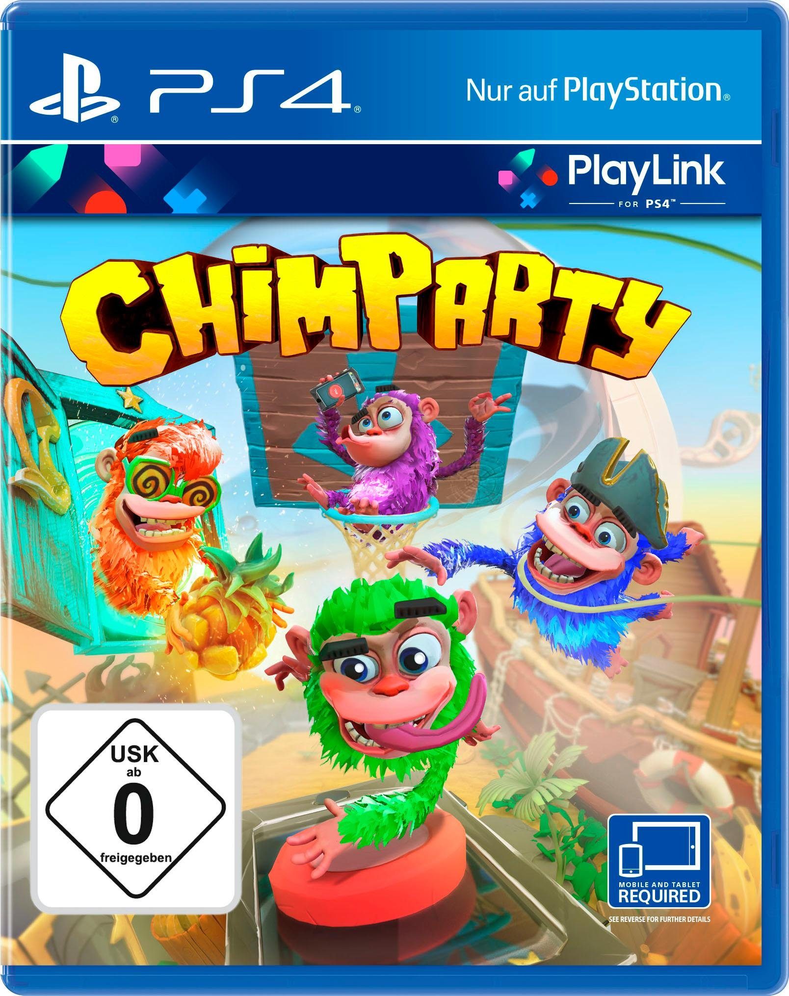 PlayStation 4 Chimparty Playlink PlayStation 4, Mit der pick-up-and-play  one button Mechanik ist das Spiel einfach über das Smartphone zu spielen.  online kaufen | OTTO