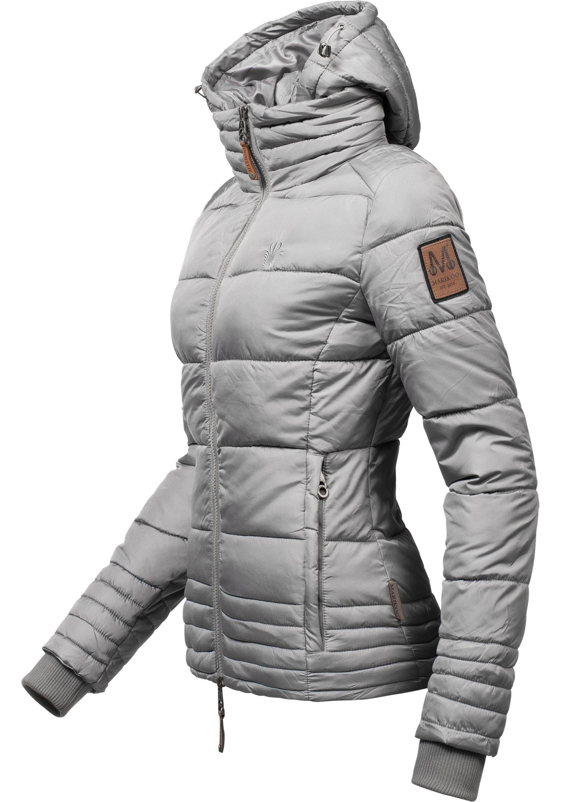 Marikoo Winterjacke »Sole« modisch taillierte Damen Steppjacke für den ...