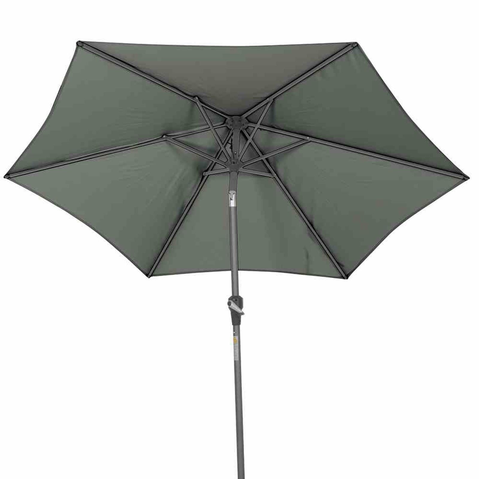 Siena Garden Sonnenschirm Avio Mittelstockschirm anthrazit/olive Ø 250cm Gestell Alu anthrazit