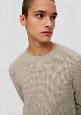QS Strickpullover Pullover aus Baumwolle
