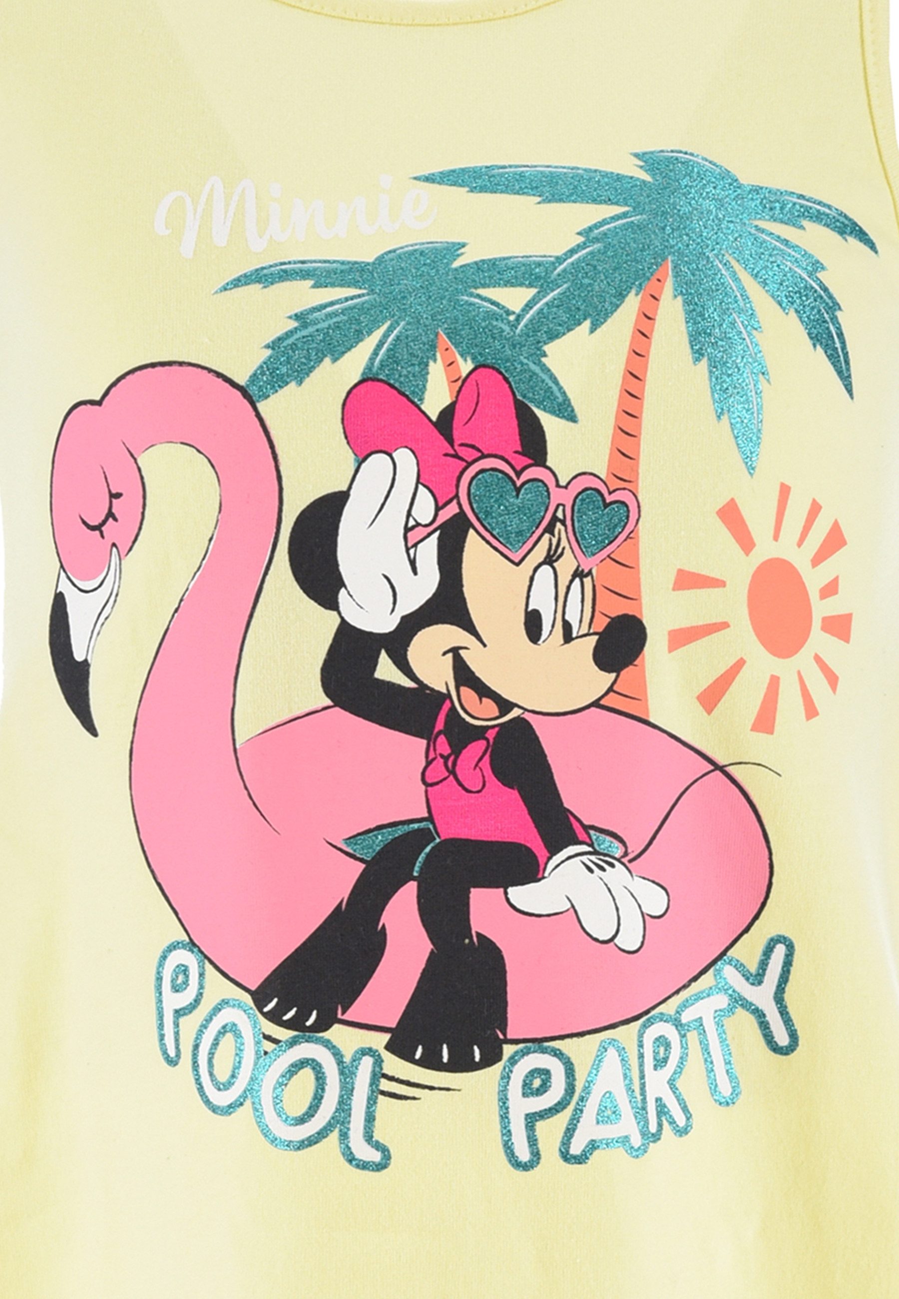 Disney Minnie Mouse Sommerkleid Mädchen Sommer-Kleid Strand-Kleid Ärmellos